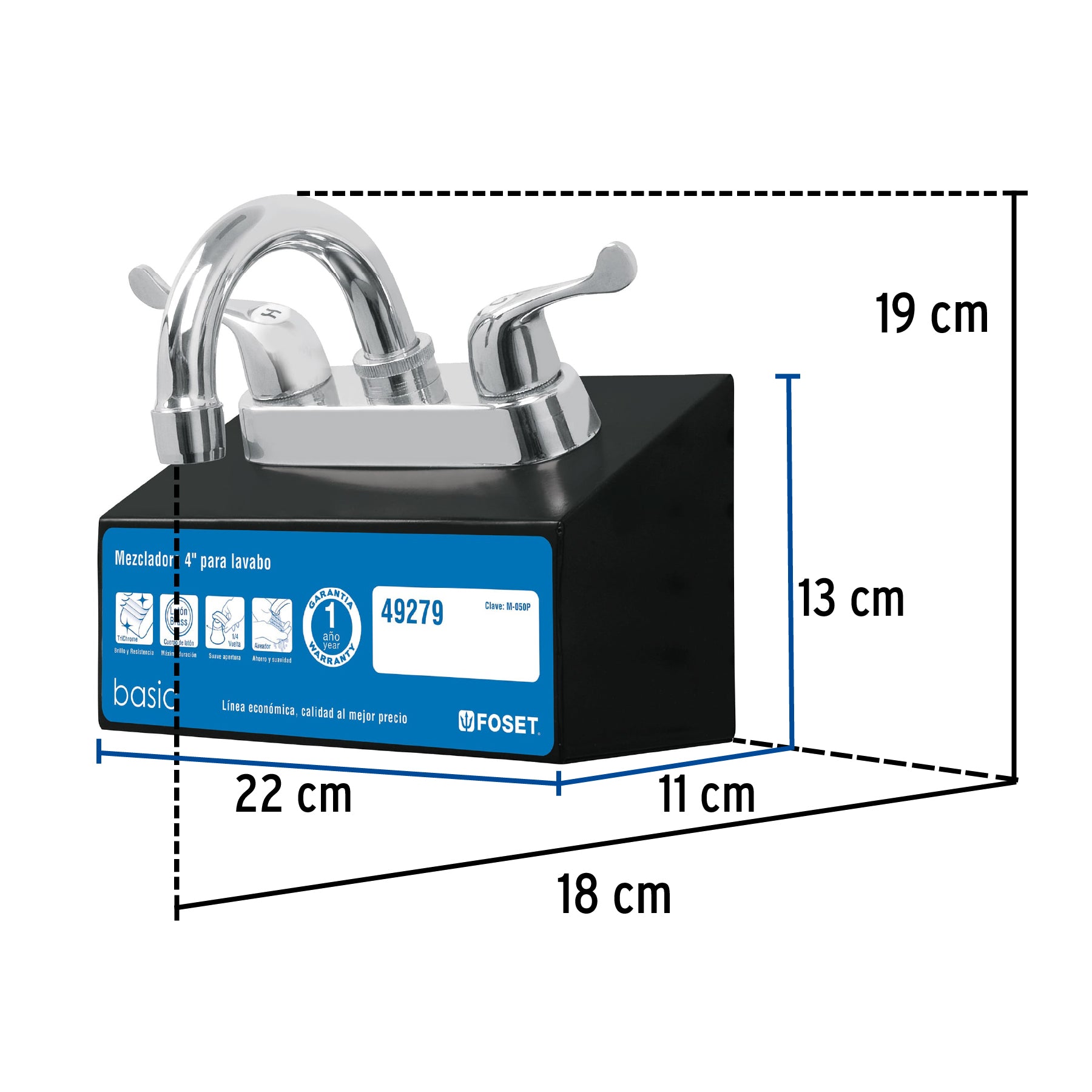 Exhibidor con mezcladora M-050P, FOSET