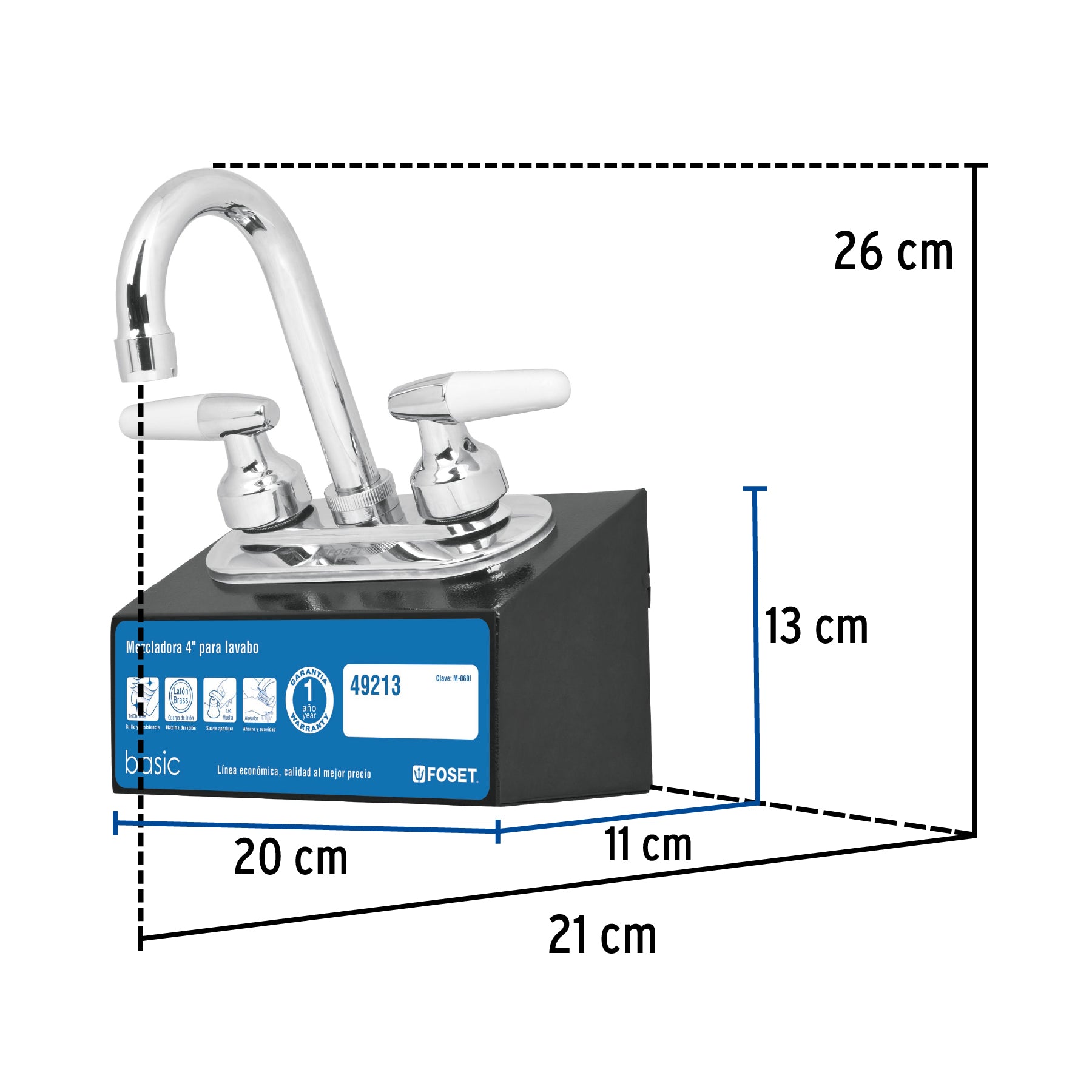 Exhibidor con mezcladora M-060I, FOSET