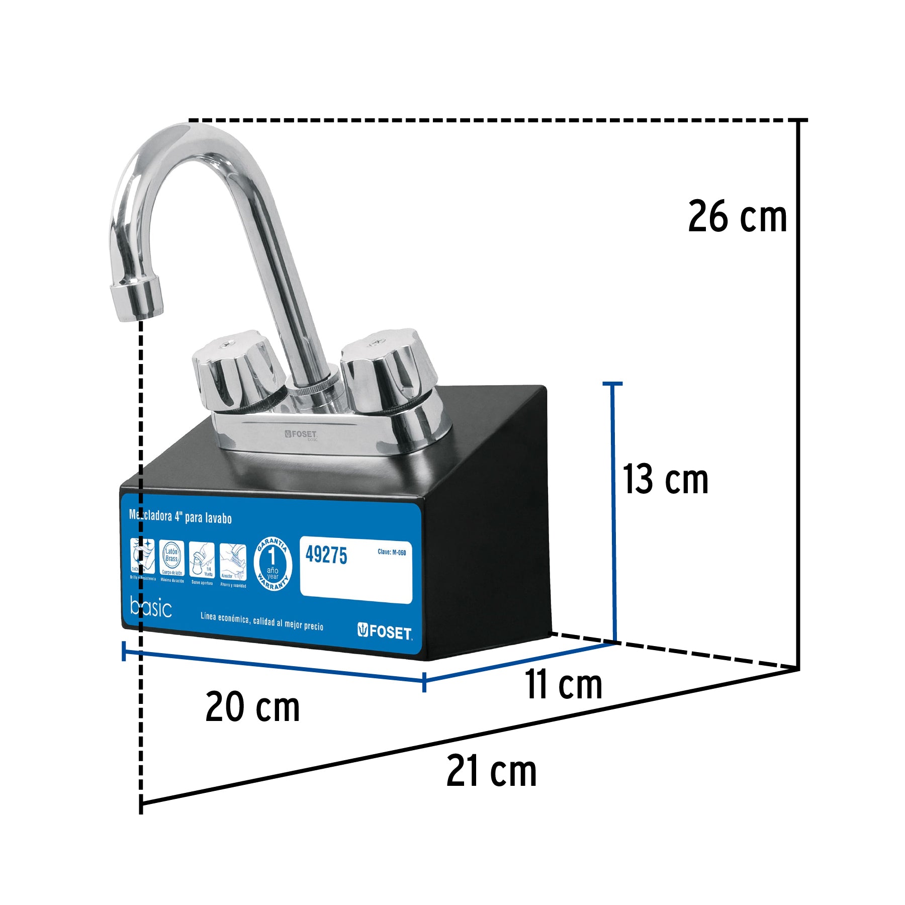 Exhibidor con mezcladora M-060, FOSET