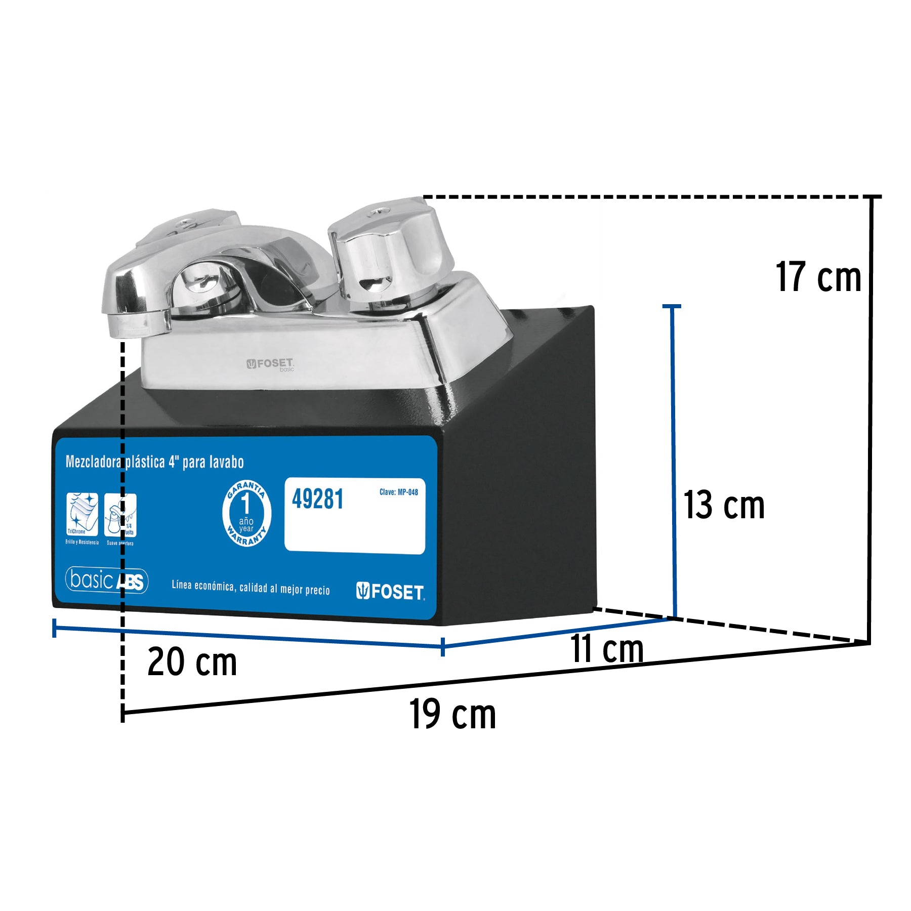 Exhibidor con mezcladora MP-048, FOSET