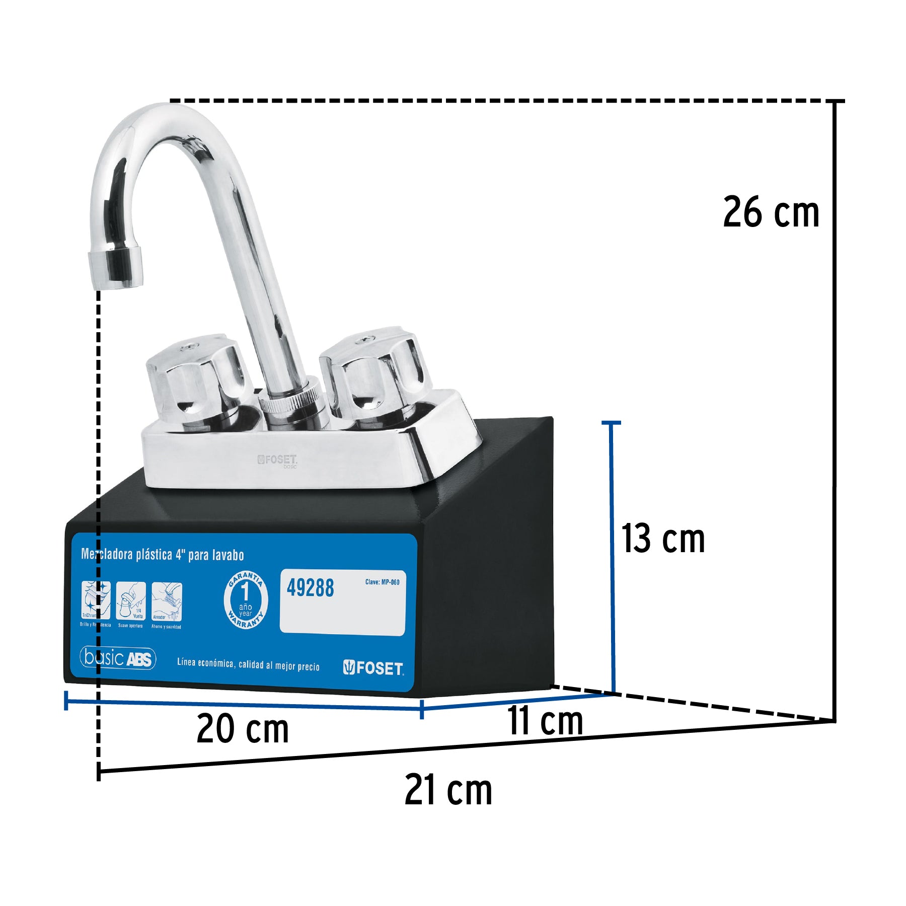 Exhibidor con mezcladora MP-060, FOSET