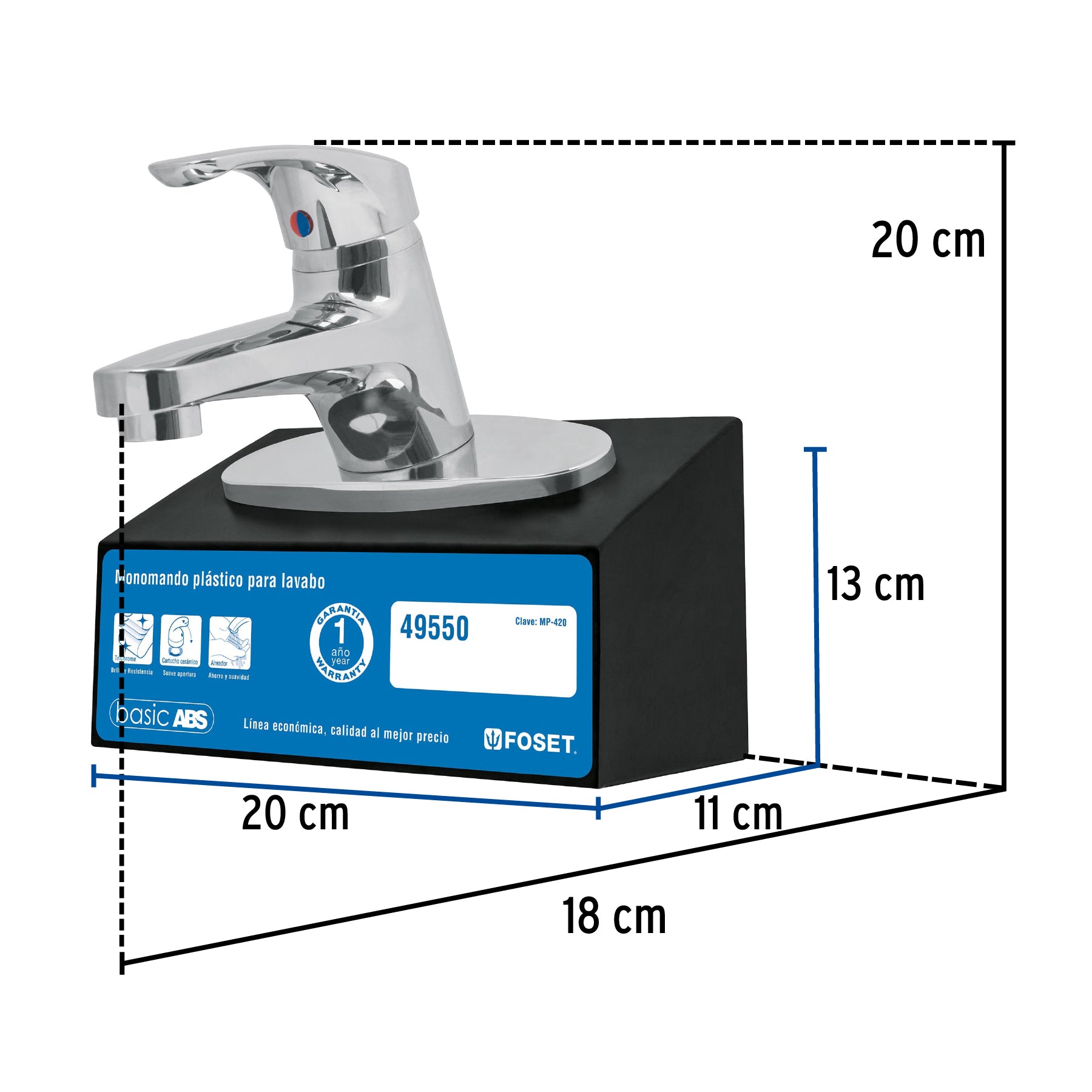 Exhibidor con mezcladora MP-420, FOSET