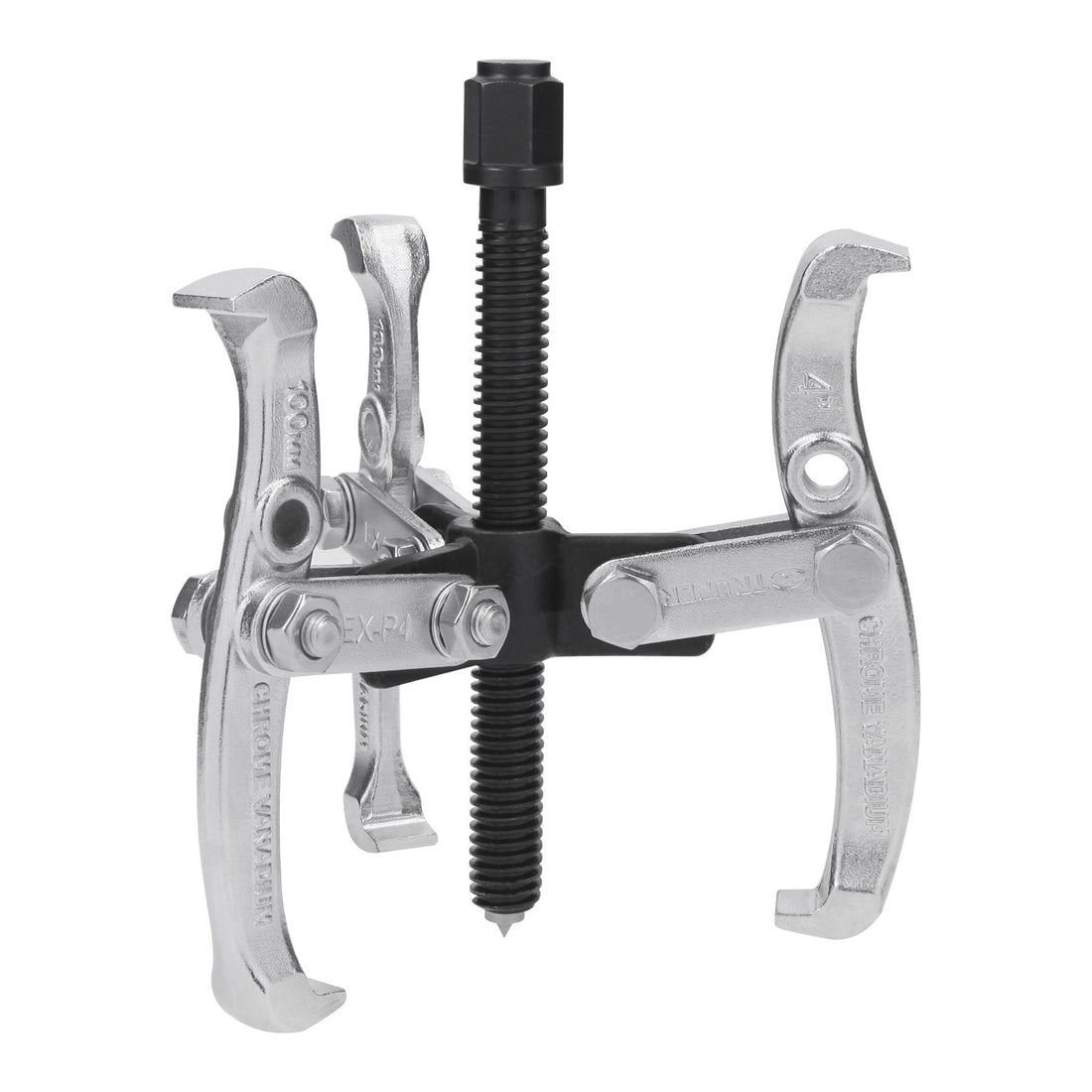 Extractor de poleas, 3 quijadas, 4", TRUPER