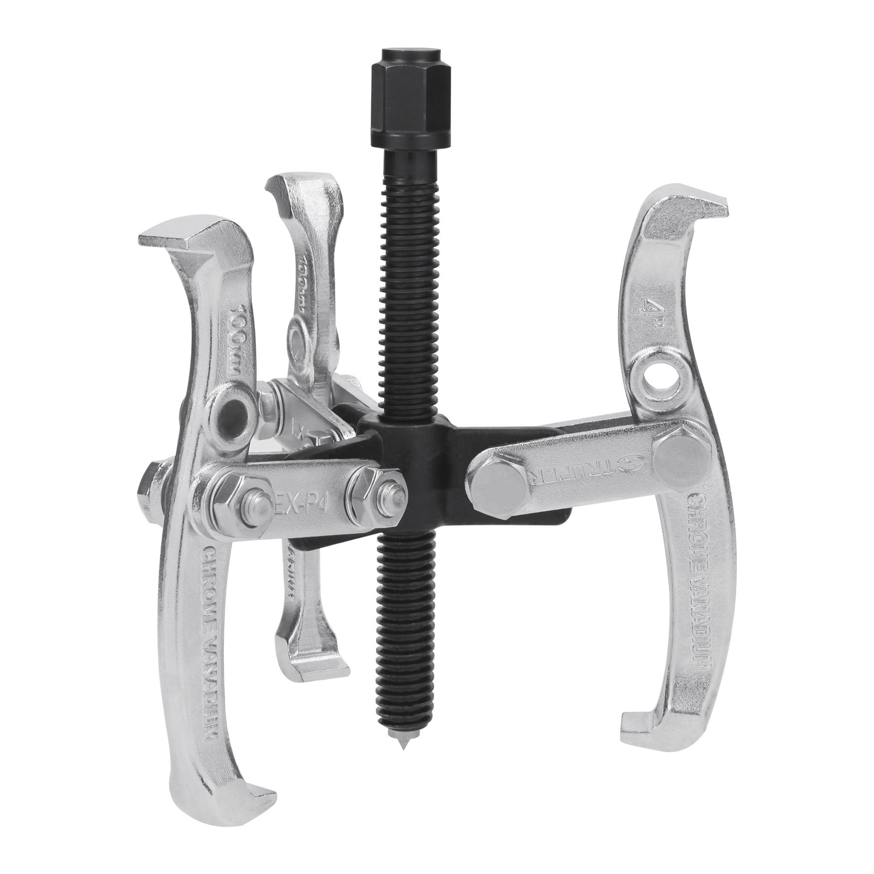 Extractor de poleas, 3 quijadas, 4", TRUPER
