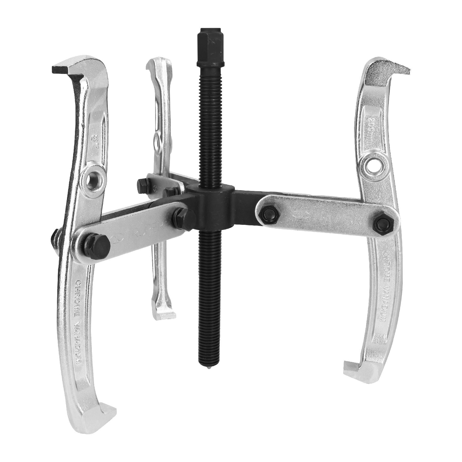 Extractor de poleas, 3 quijadas, 8", TRUPER