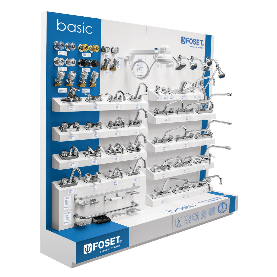 Exhibidor de piso FOSET BASIC