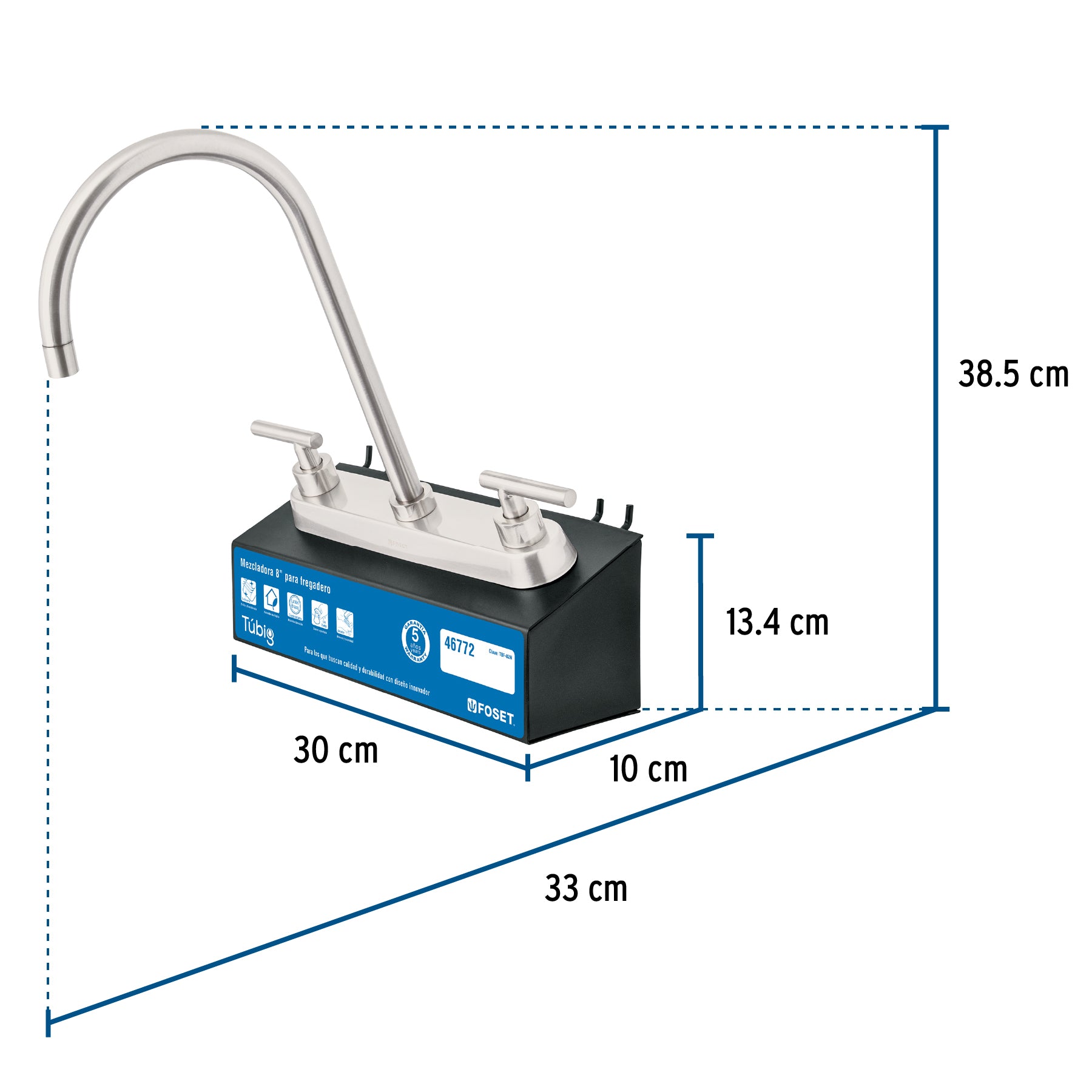 Exhibidor con mezcladora TBF-82N, FOSET