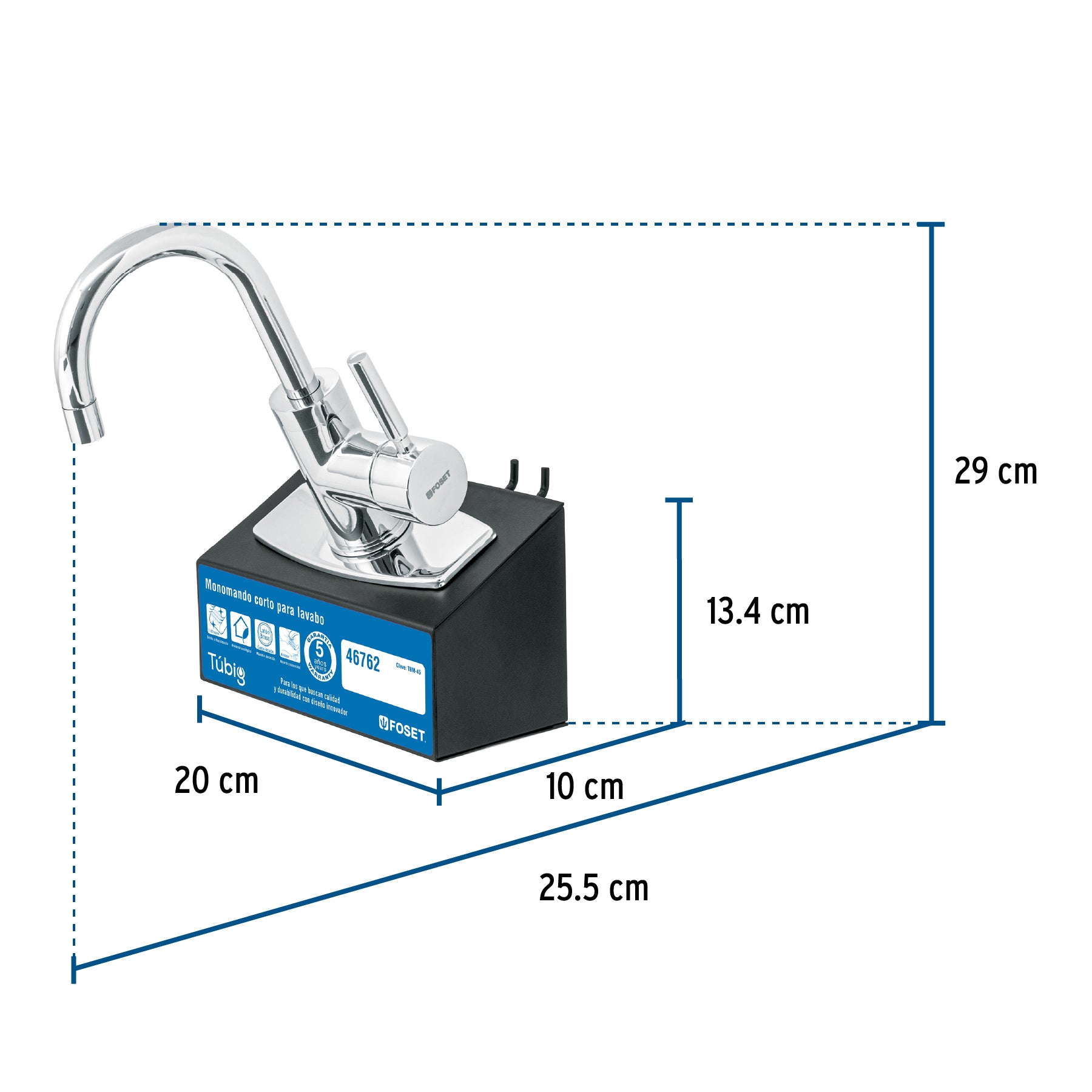 Exhibidor con monomando TBM-45, FOSET