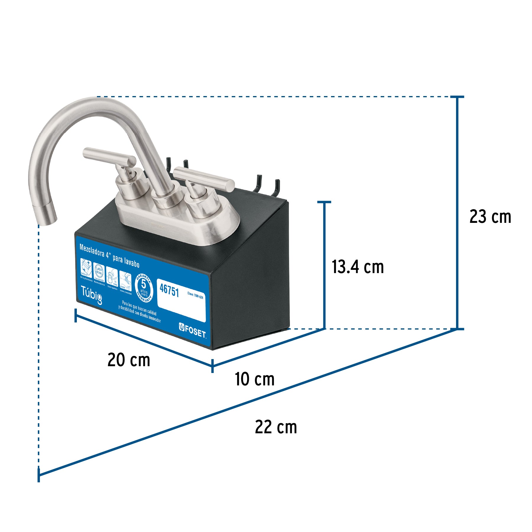 Exhibidor con mezcladora TBM-62N, FOSET