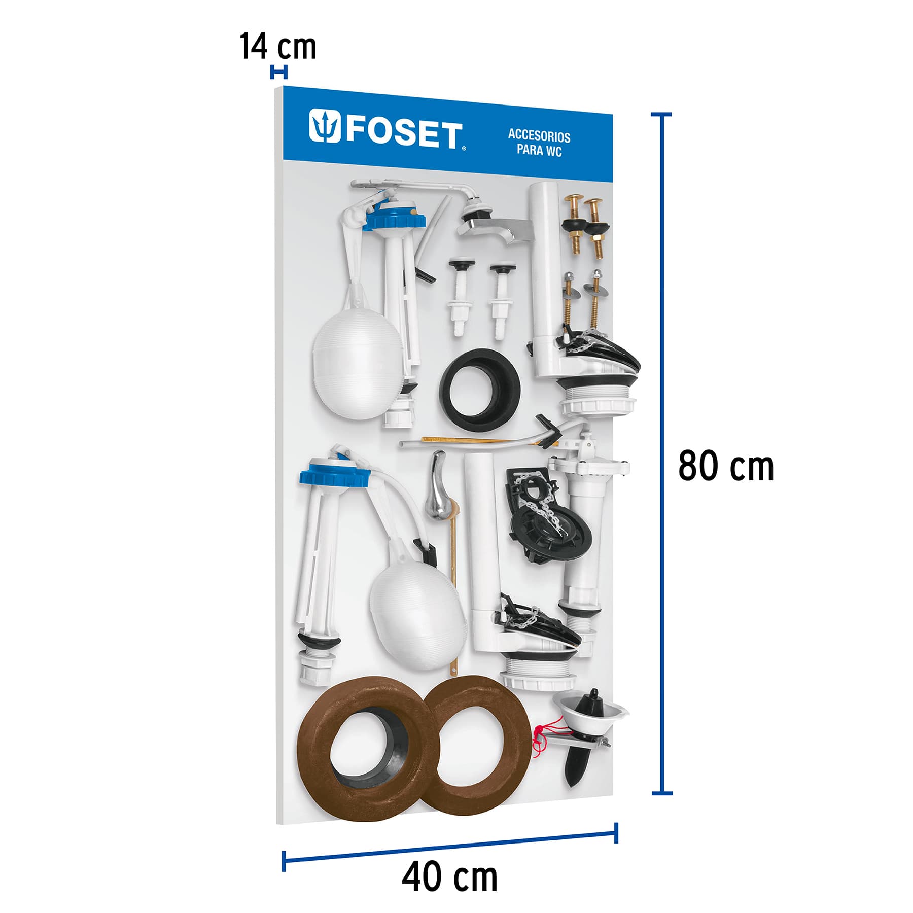 Exhibidor WC, FOSET