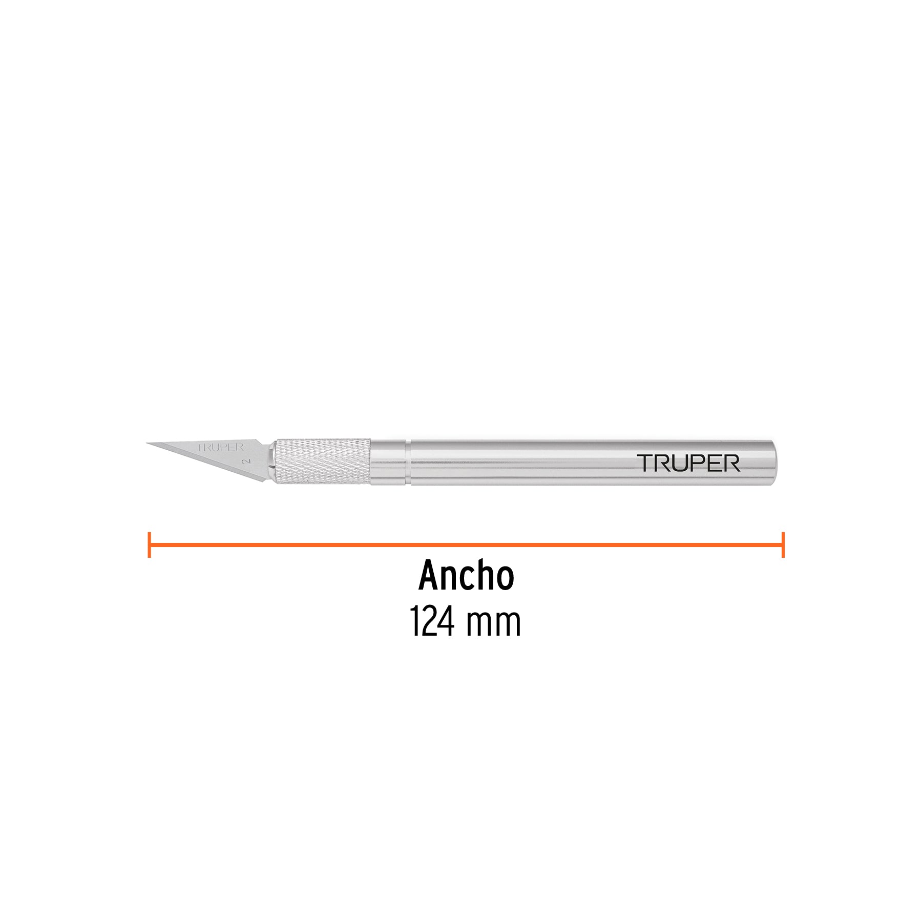 Exacto 6" profesional con 5 cuchillas de acero SK2, TRUPER