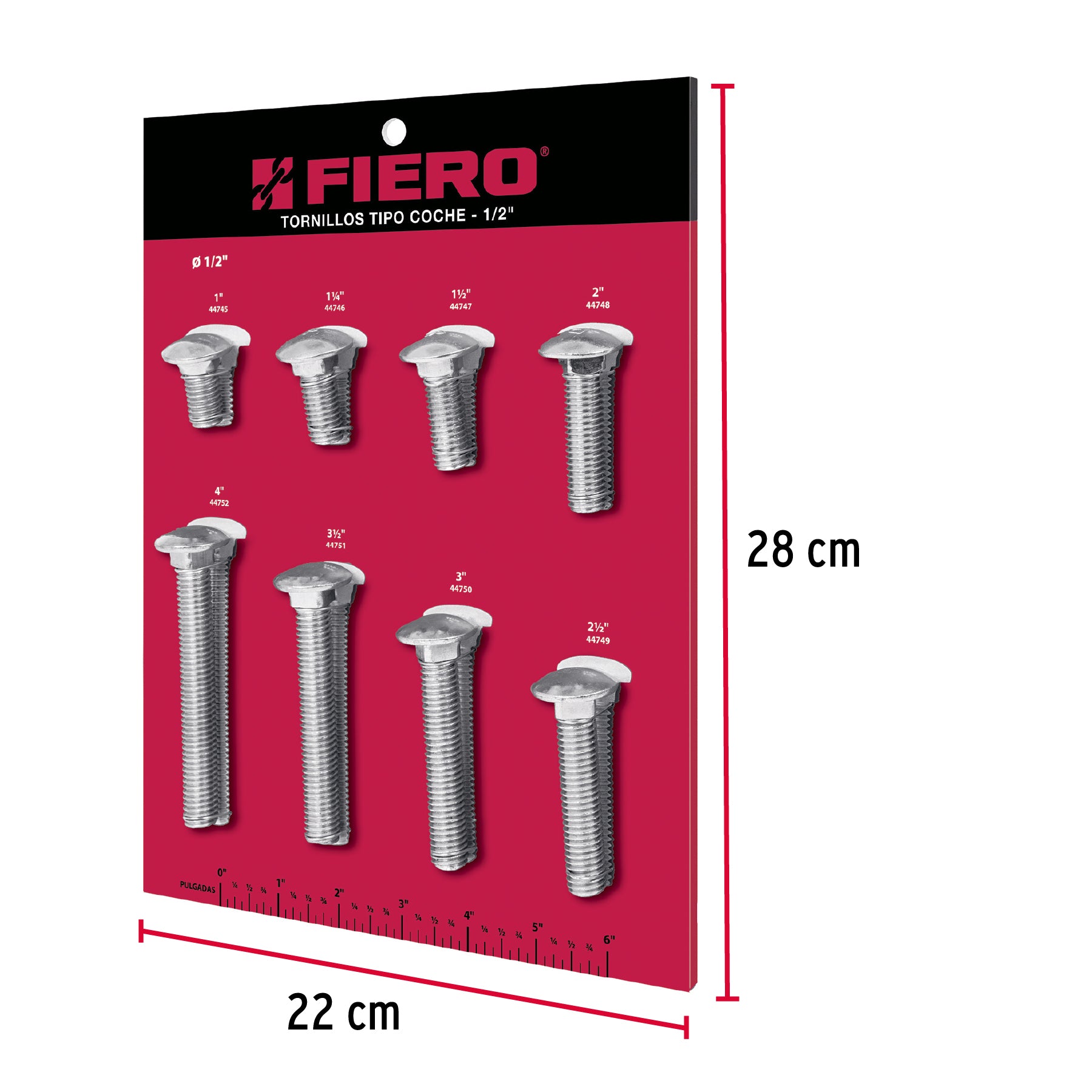 Exhibidor FIERO de tornillos #3, tipo coche