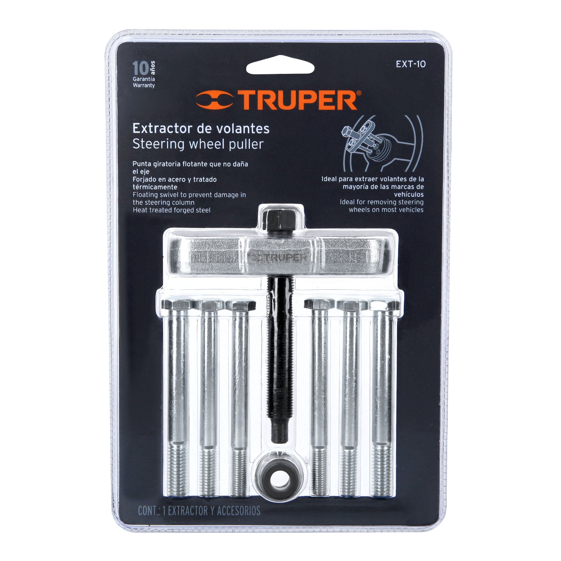 Extractor de volantes, 11 piezas, TRUPER