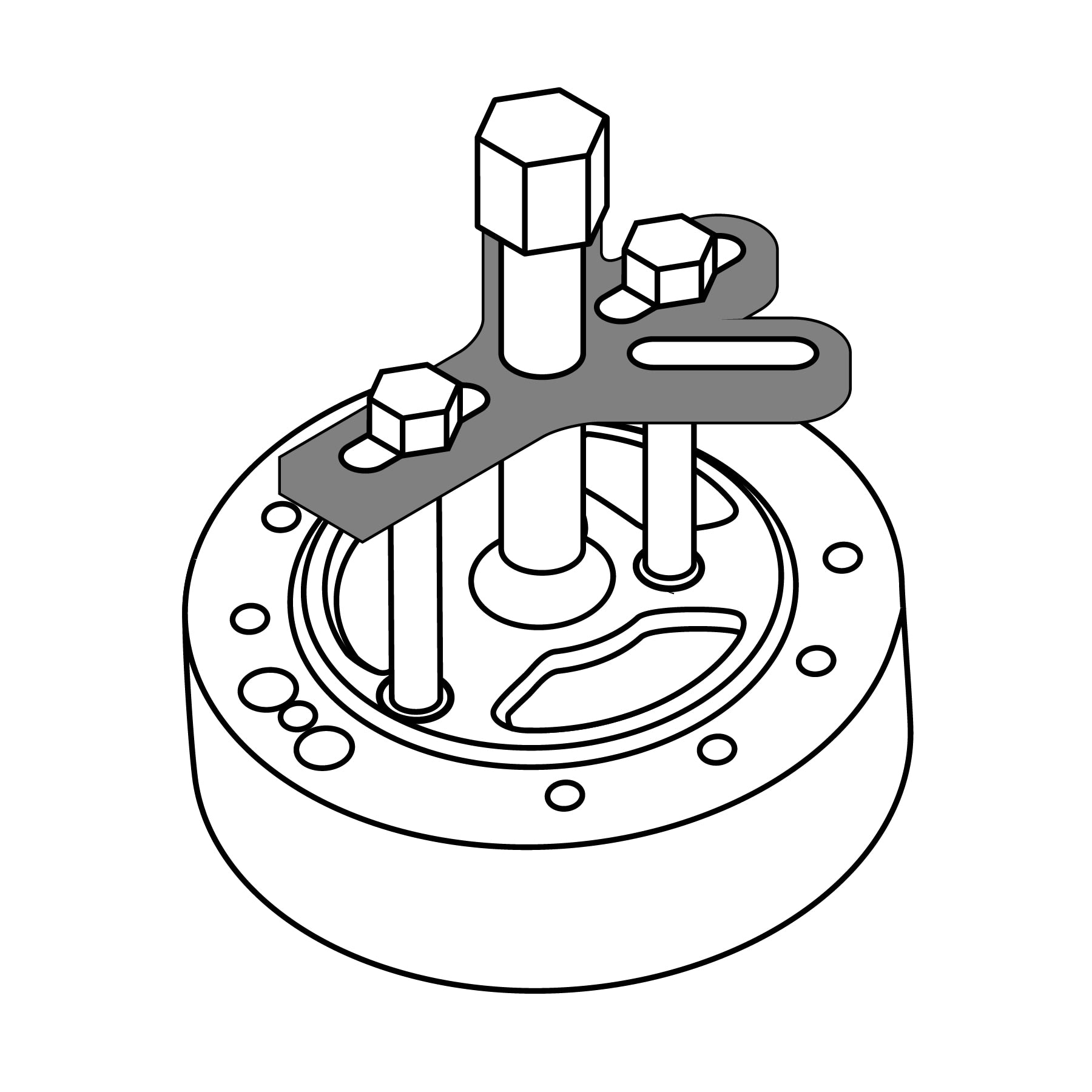 Extractor pata de gallo, 15 piezas, TRUPER