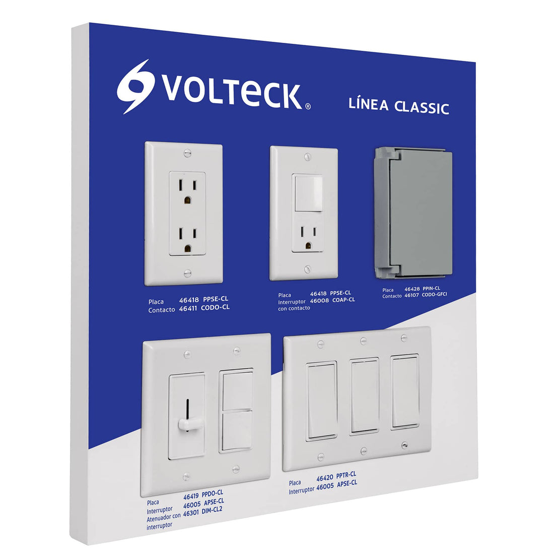 Tablero exhibidor, Línea Classic, VOLTECK