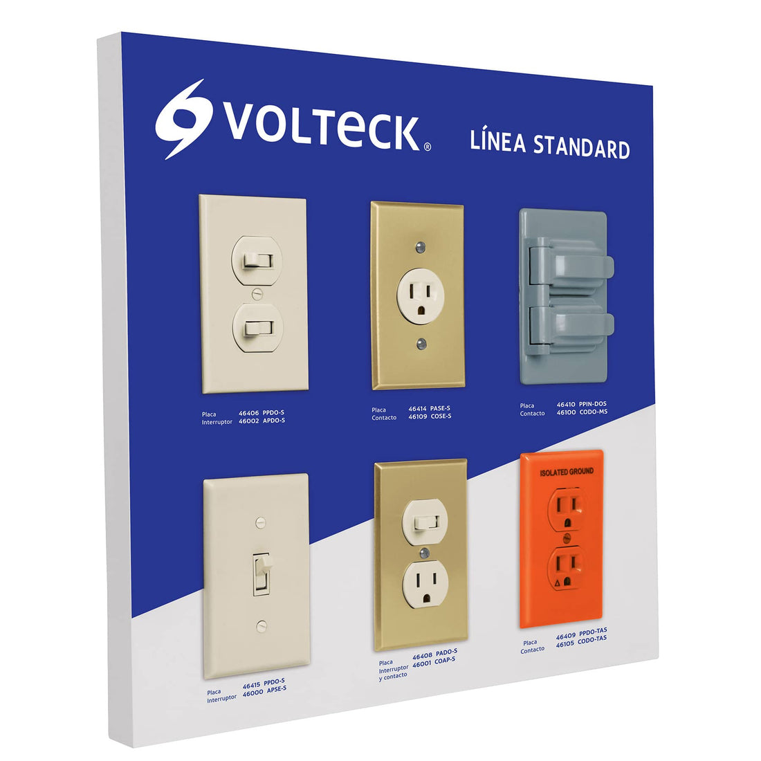Tablero exhibidor, línea standard, VOLTECK