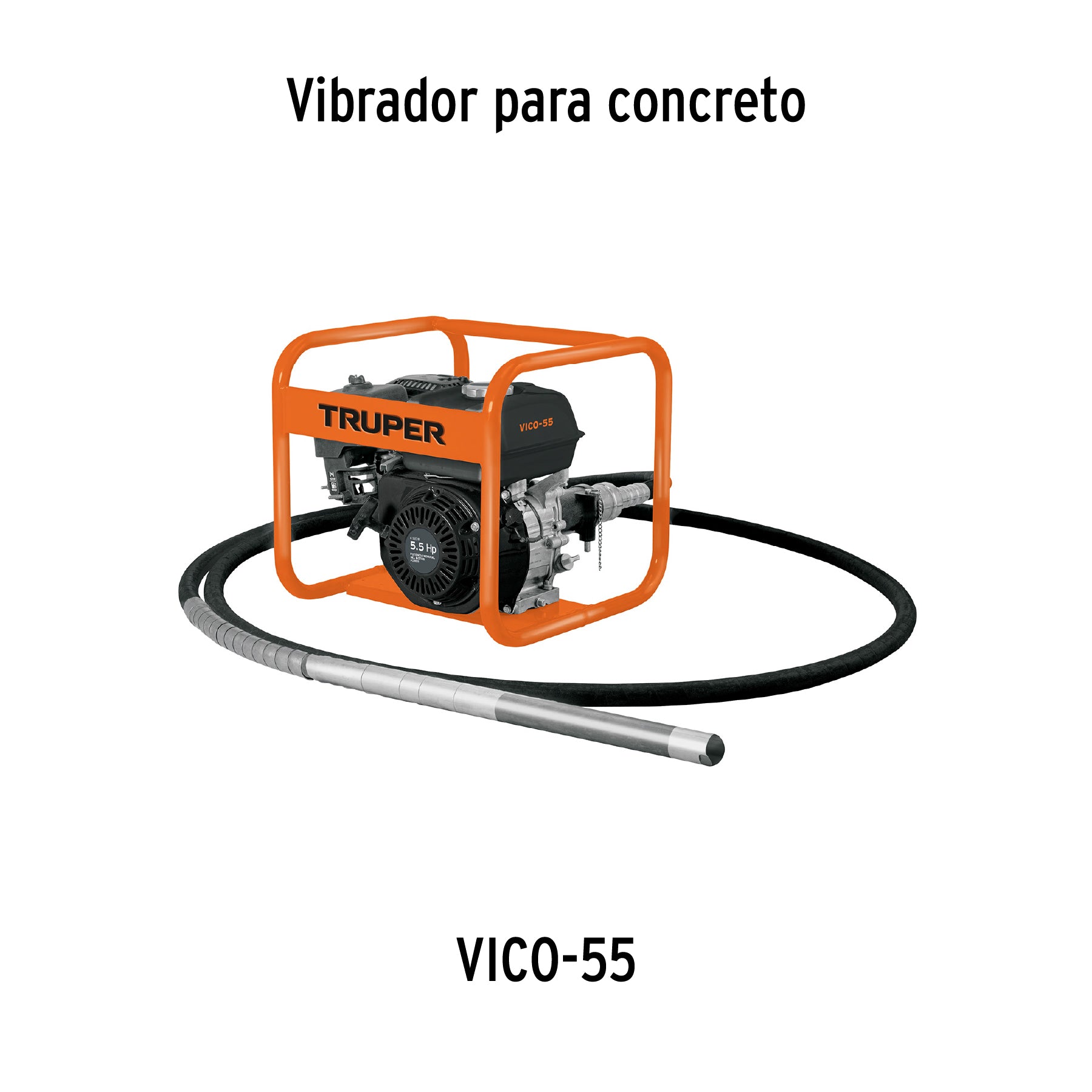 Filtro de aire para vibrador de concreto VICO-55. TRUPER