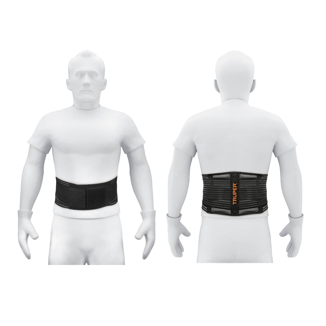 Faja lumbar tipo cinturón de malla transpirable, G, TRUPER