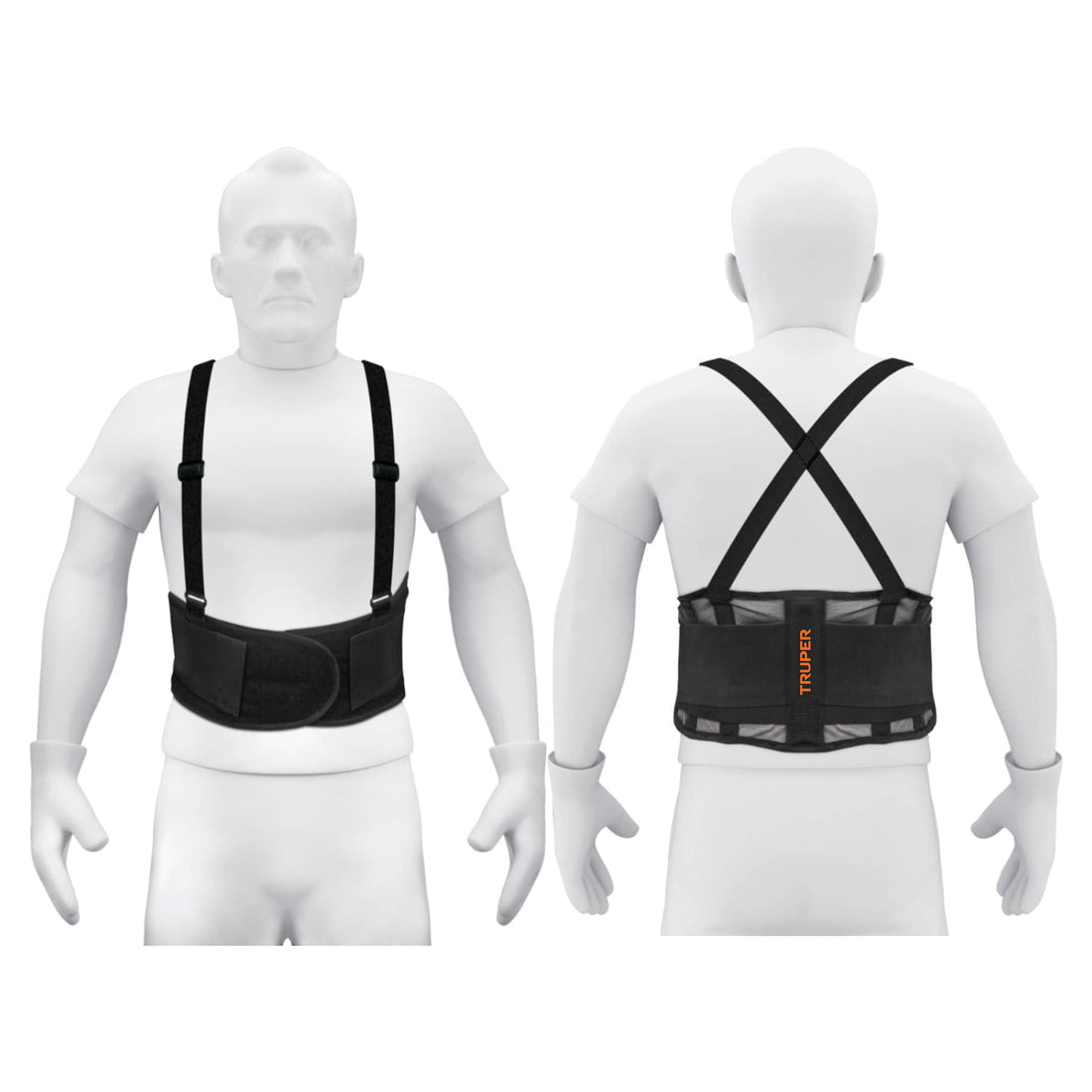Faja lumbar de malla transpirable, talla G, TRUPER
