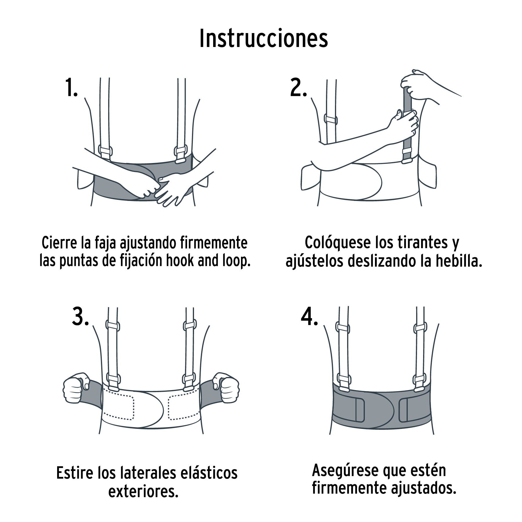 Faja lumbar, talla G, TRUPER