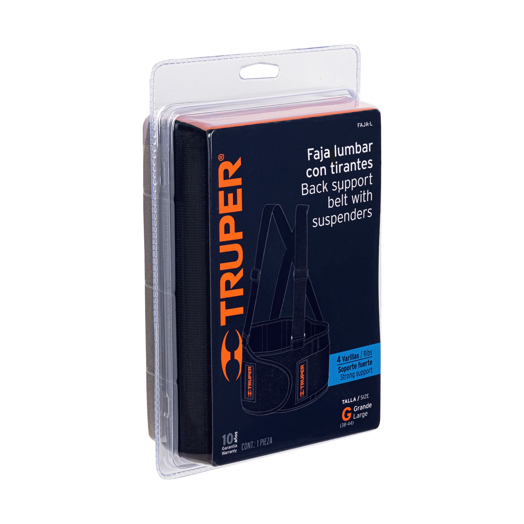 Faja lumbar, talla G, TRUPER