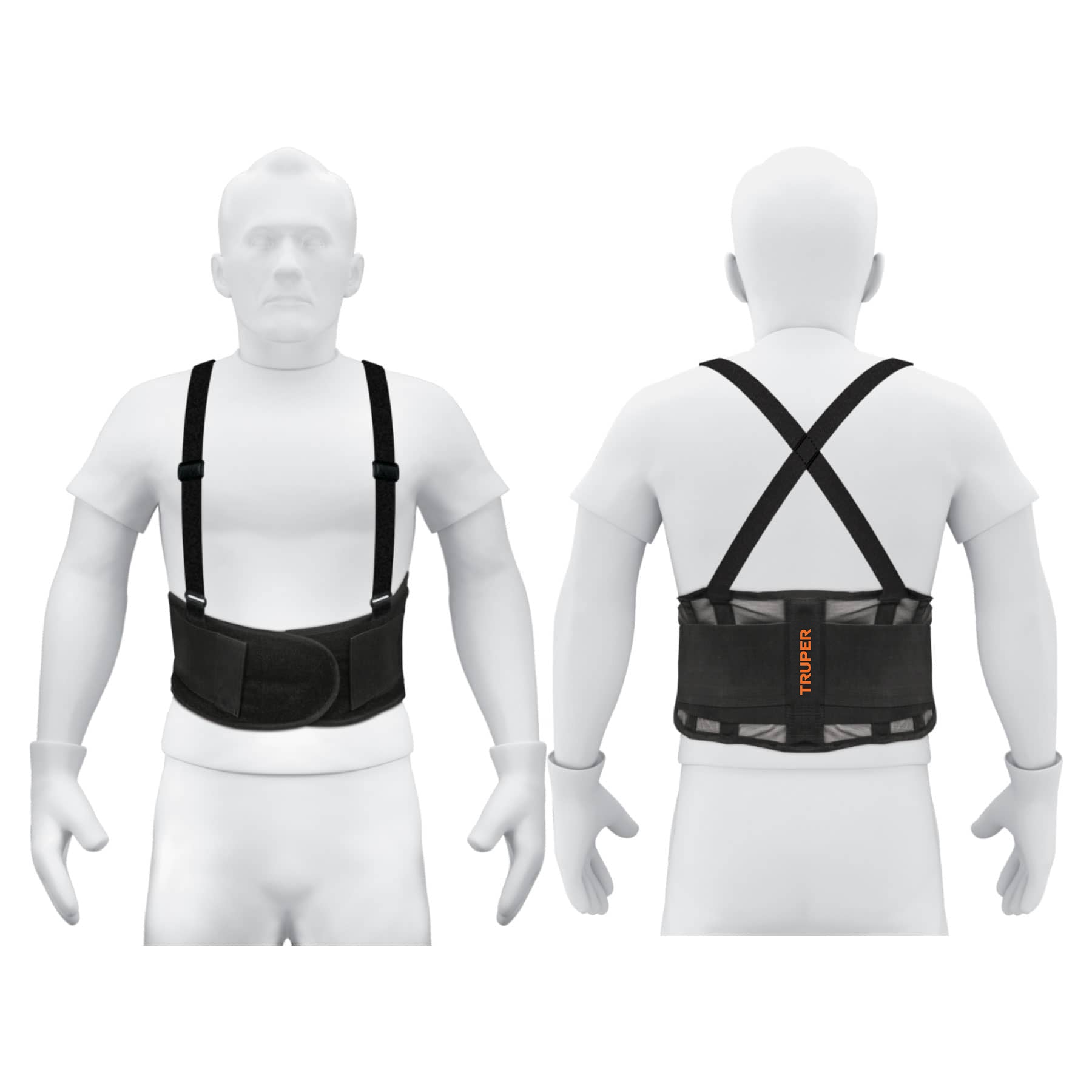 Faja lumbar de malla transpirable, talla CH, TRUPER