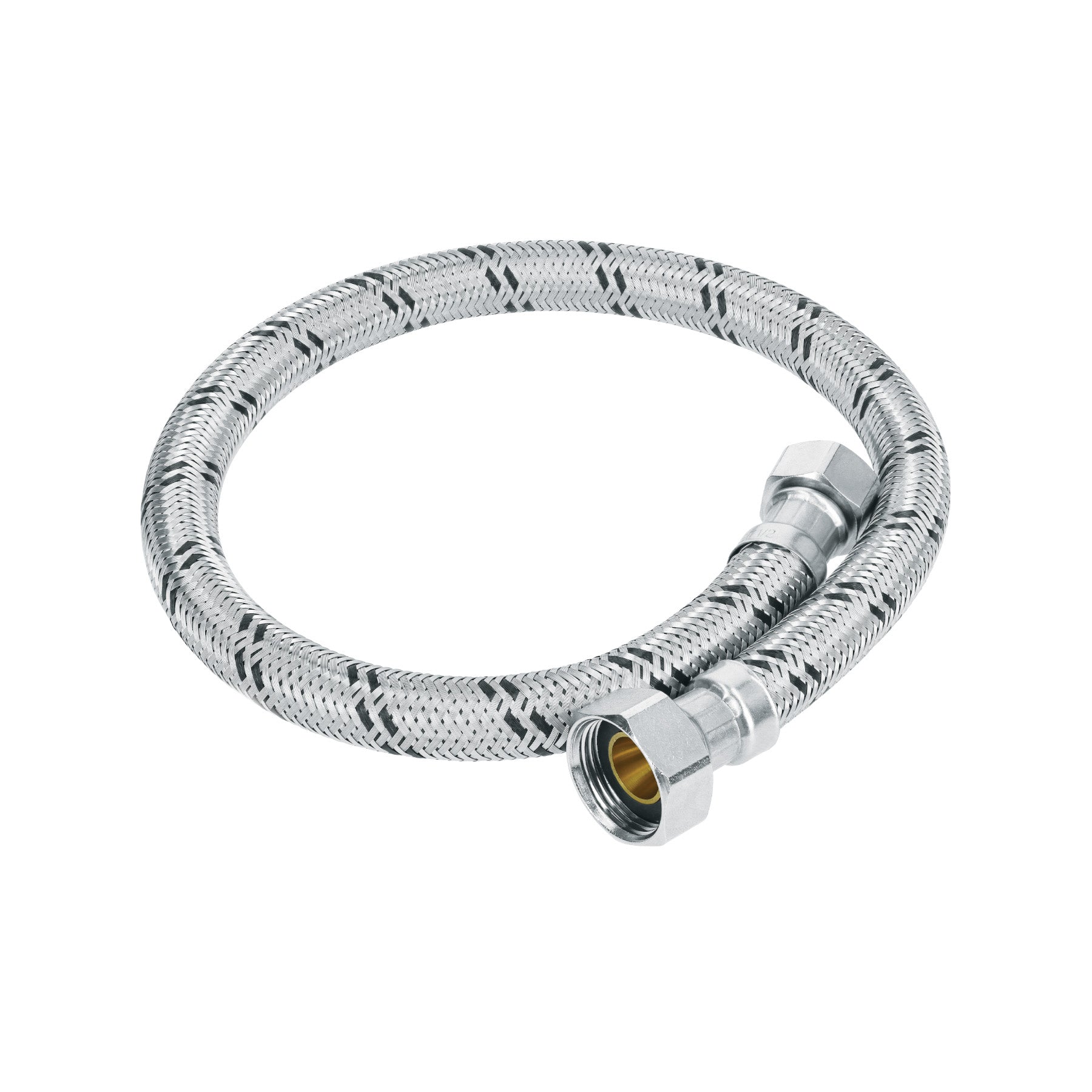 Manguera para boiler, acero inox. 1/2"H x 3/4"H, 60 cm
