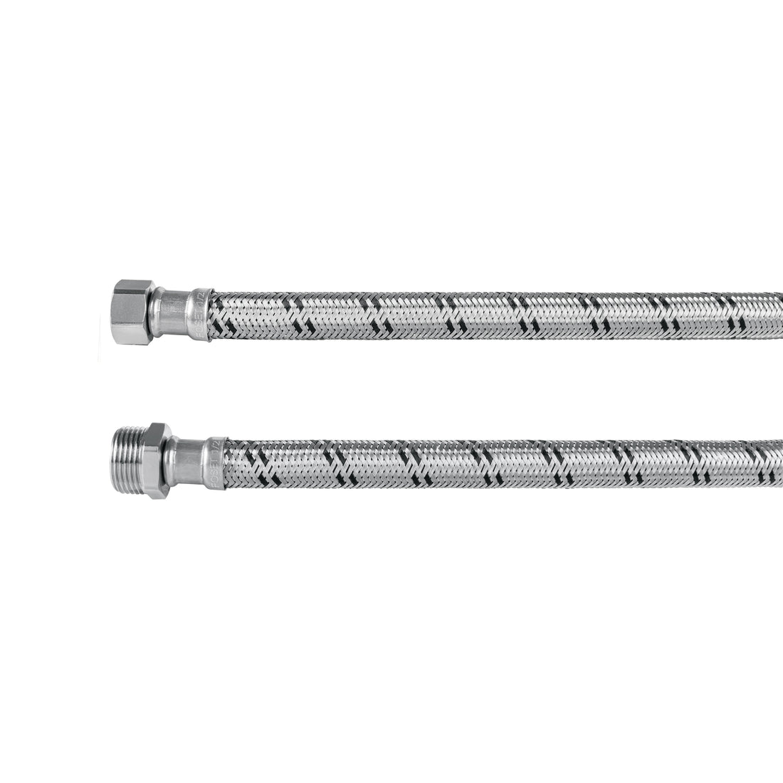 Manguera para boiler, acero inox. 1/2"H x 3/4"M, 60 cm