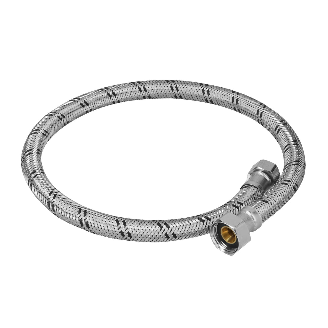 Manguera para boiler, acero inox. 1/2"H x 3/4"H, 80 cm