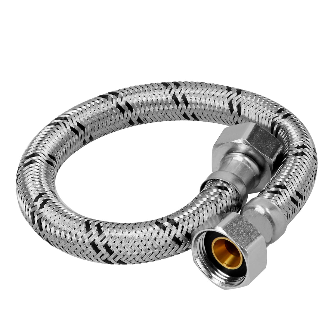 Manguera para boiler, acero inox. 3/4"H x 3/4"H, 40 cm