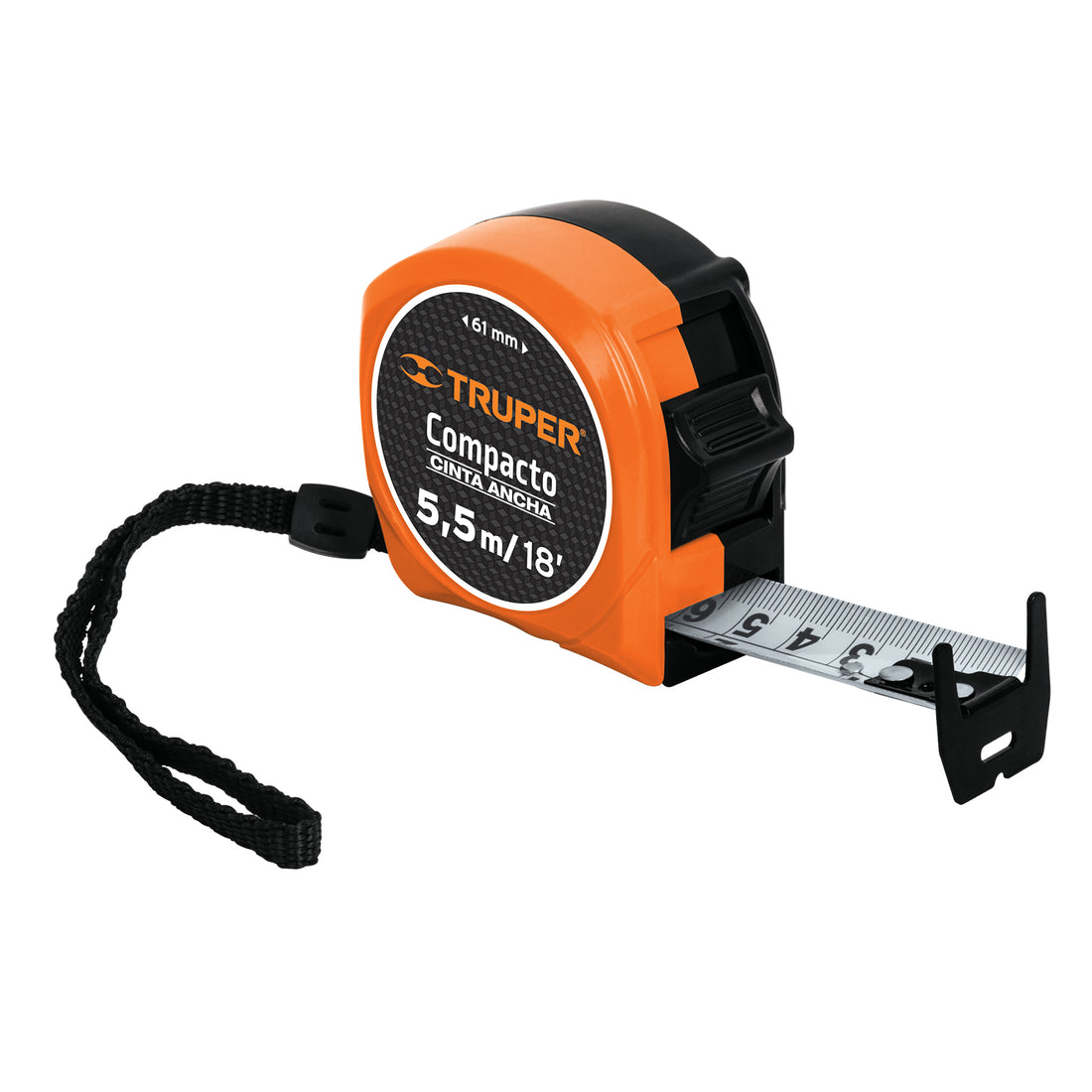 Flexómetro compacto, 5.5 m, cinta 25 mm