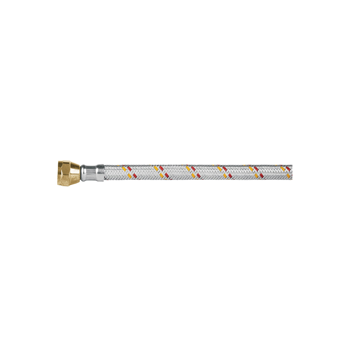 Manguera para gas, aluminio, 3/8" flare, 100 cm, FOSET BASIC