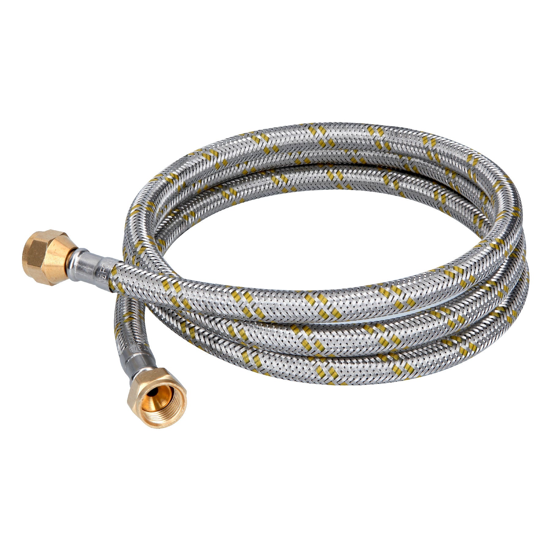 Manguera para gas, acero inox, 3/8" flare, 150 cm, FOSET