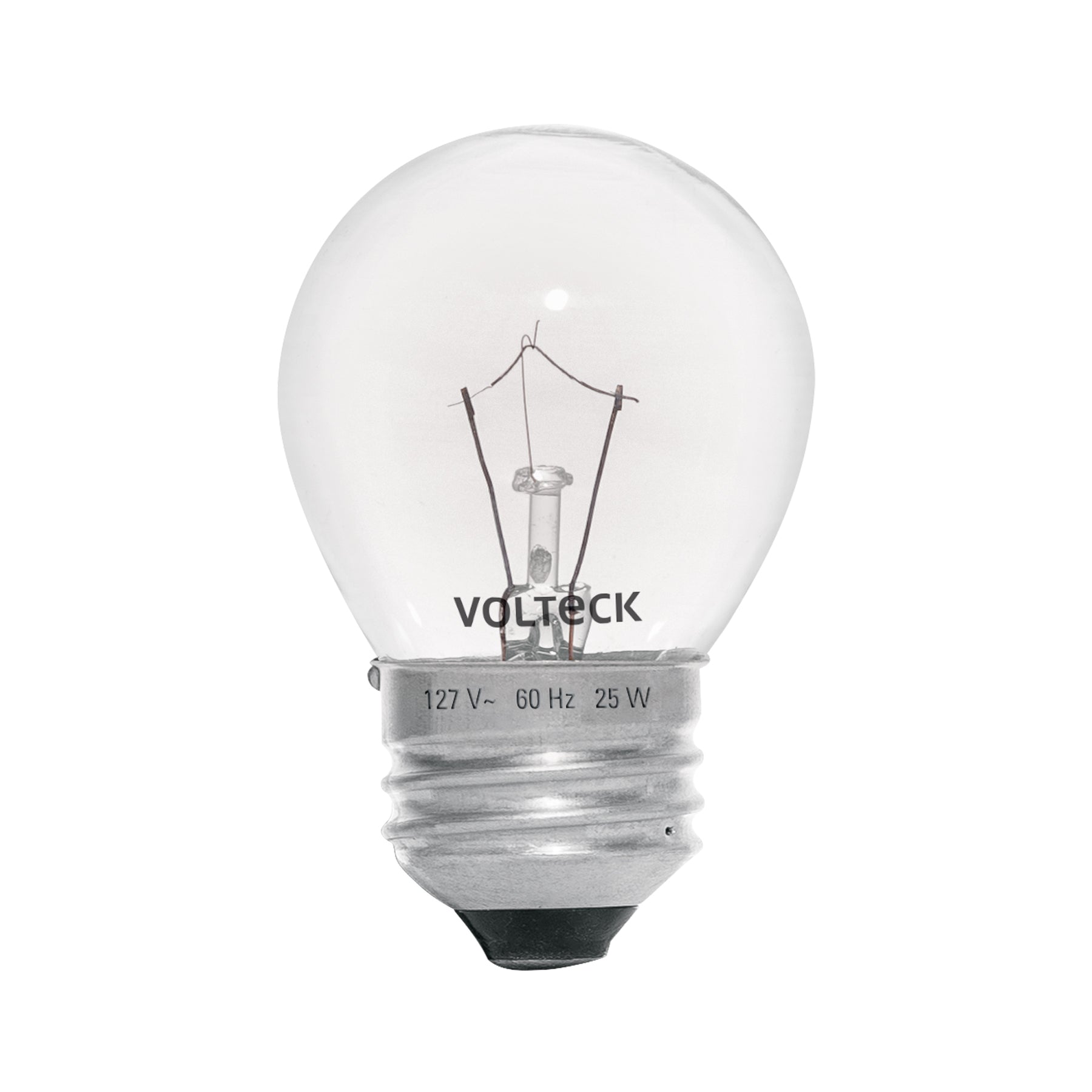 Foco incandescente 25W para horno/refrigerador, transparente