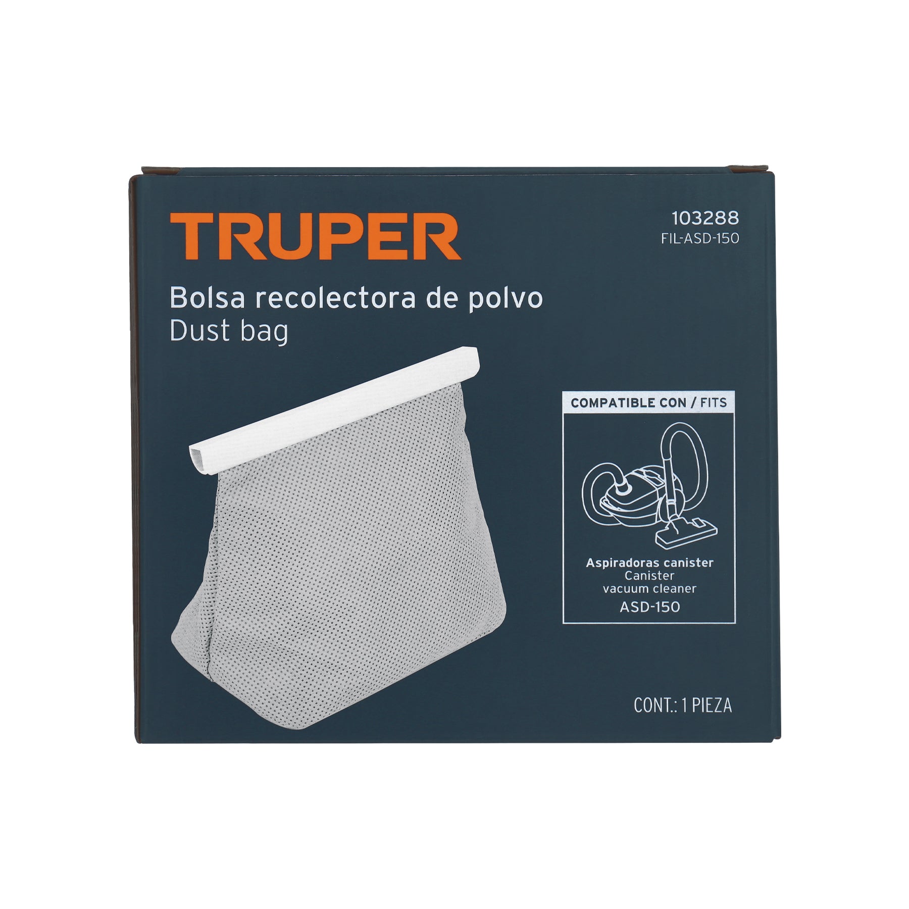 Bolsa recolectora de polvo para aspiradora ASD-150, TRUPER