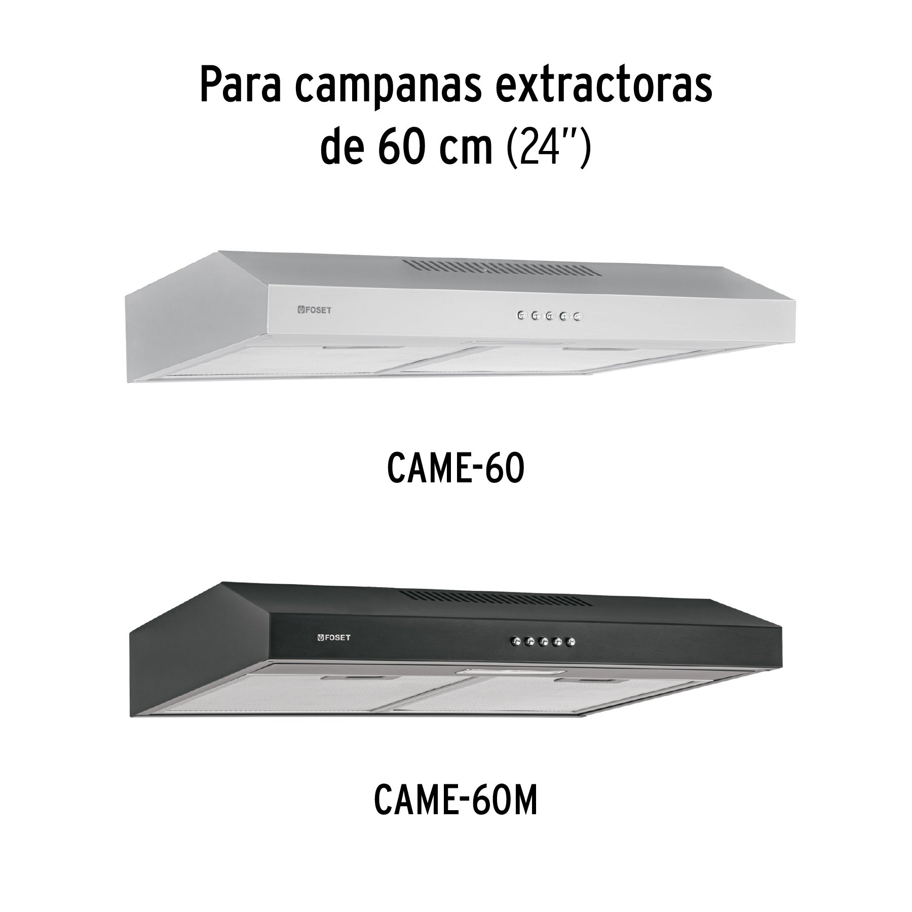 Filtro de carbón para campanas CAME-80/60