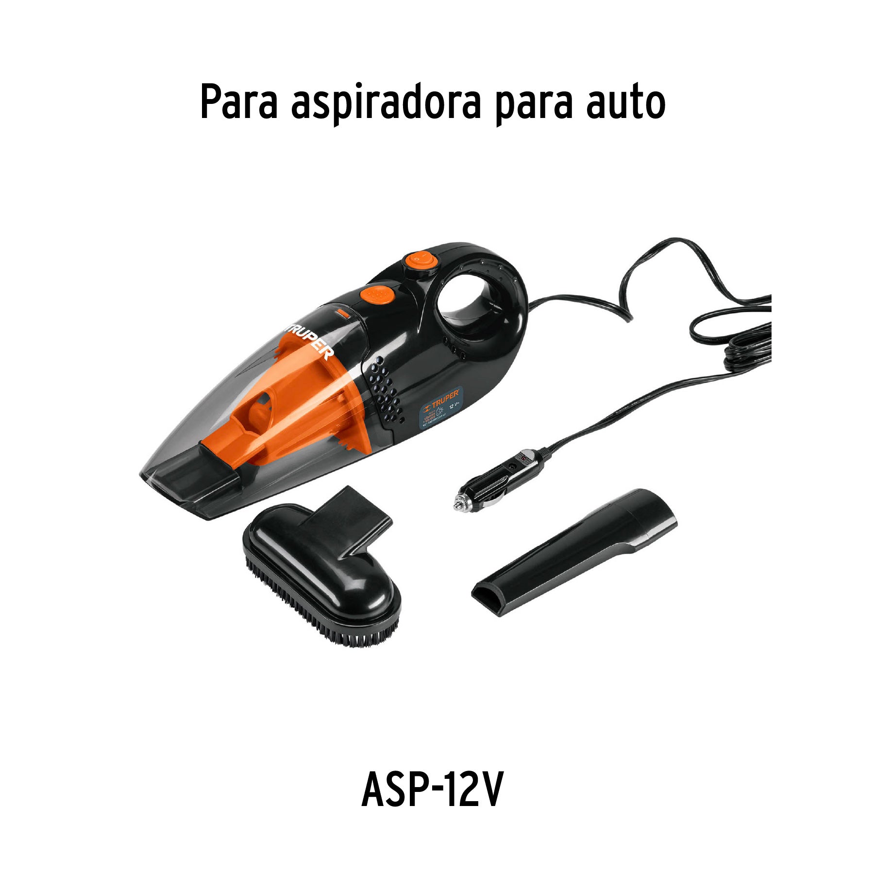 Filtro plástico para aspiradora de auto ASP-12V, TRUPER