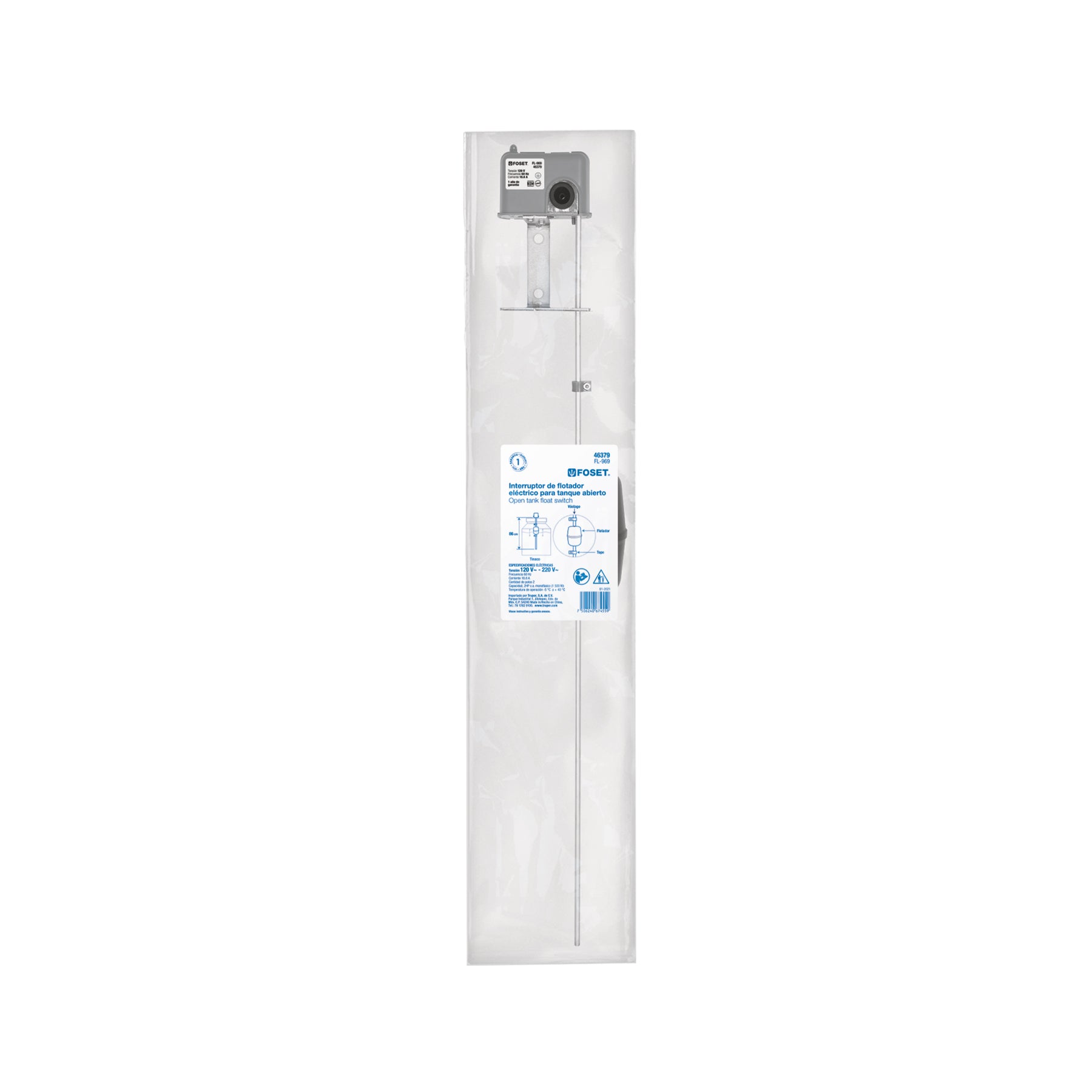 Interruptor eléctrico para flotador, 18 A, FOSET