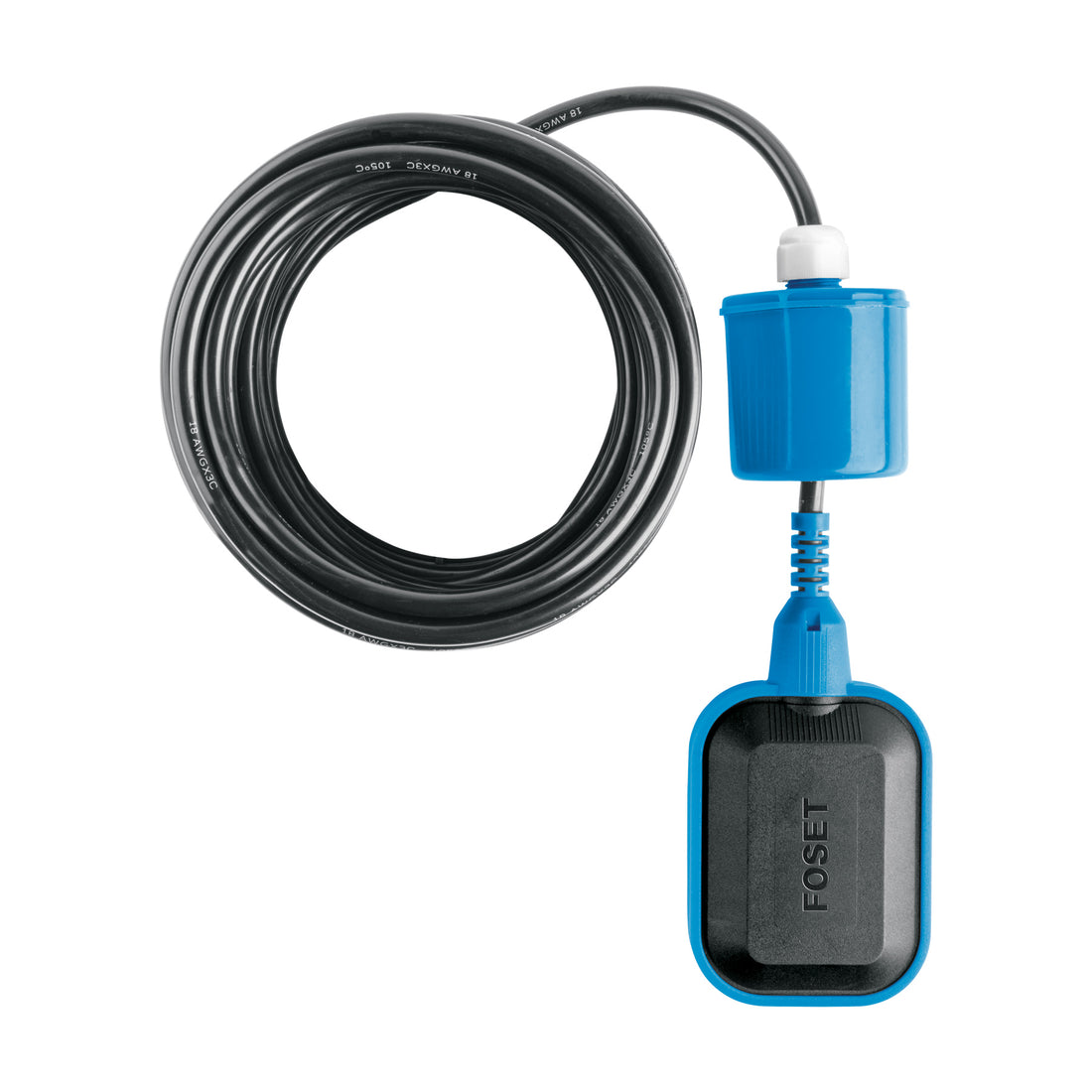 Flotador eléctrico con cable de 10 m, 10 A, FOSET