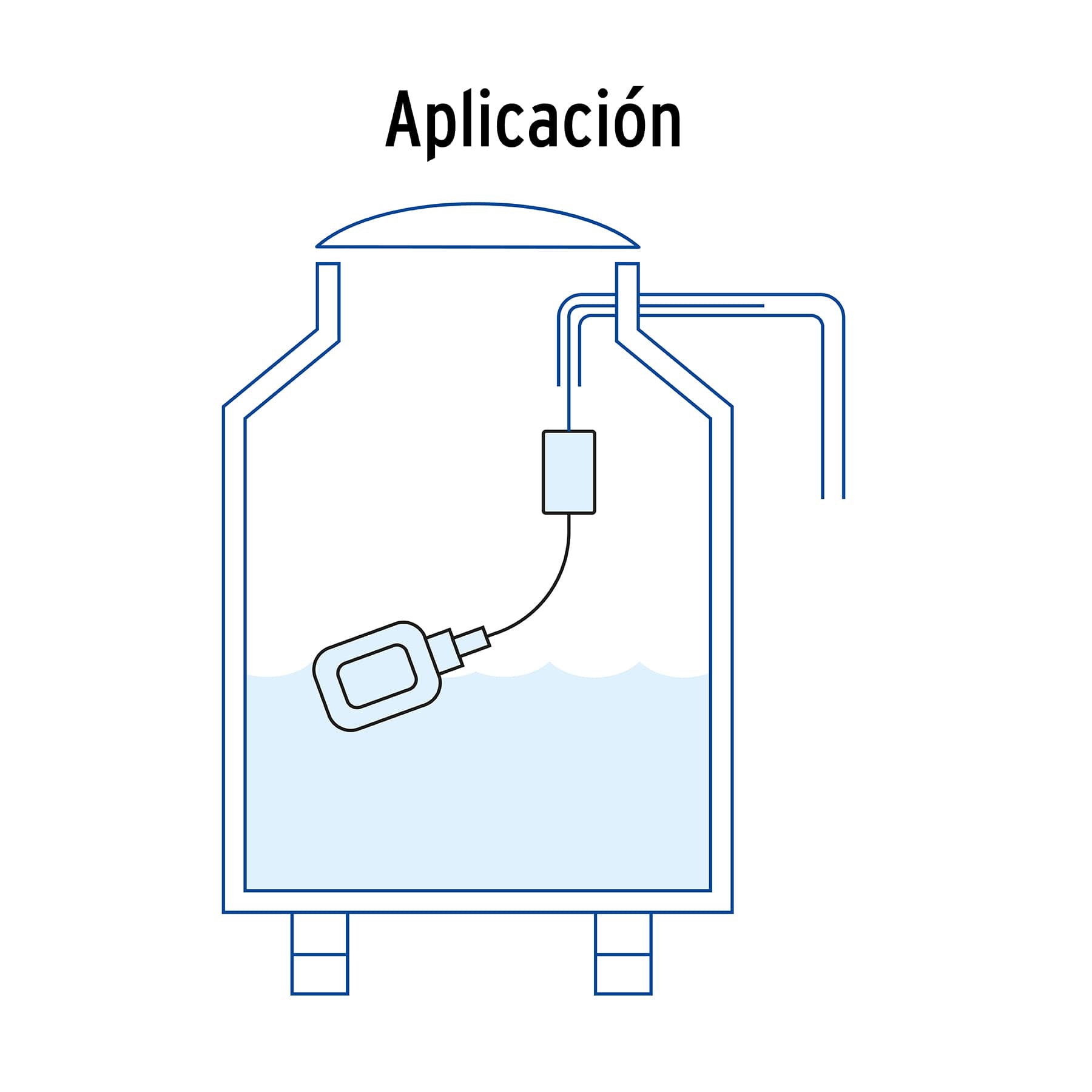 Flotador eléctrico con cable de 10 m, 10 A, FOSET