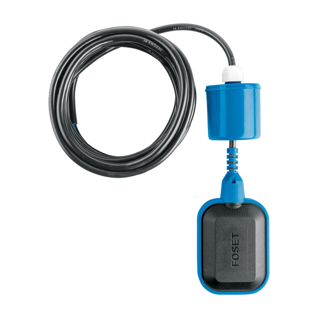 Flotador eléctrico con cable de 6 m, 10 A, FOSET