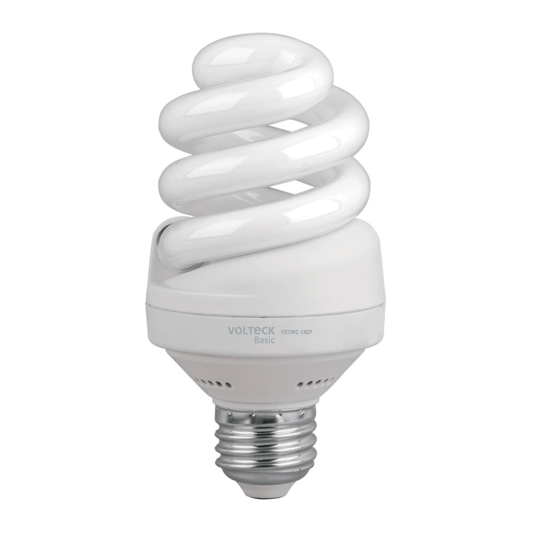 Lámpara espiral T4 13 W luz cálida en caja, VOLTECK