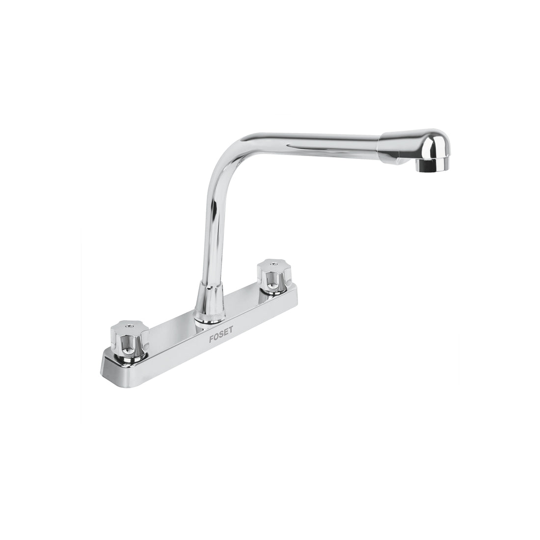 Mezcladora 8" fregadero, ABS, cuello cobra, hexagonal, BASIC