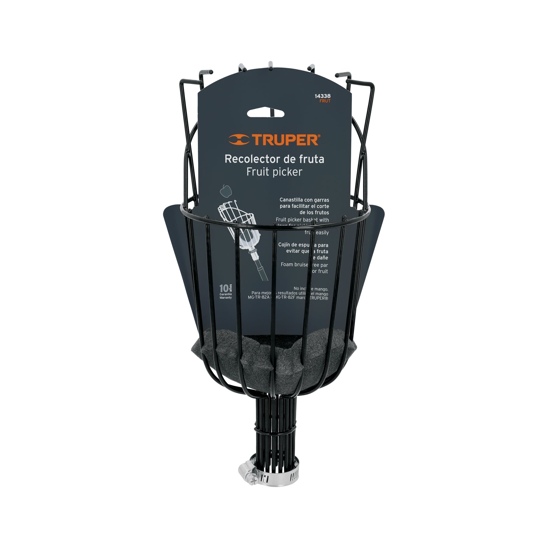 Recolector de fruta, sin mango, TRUPER