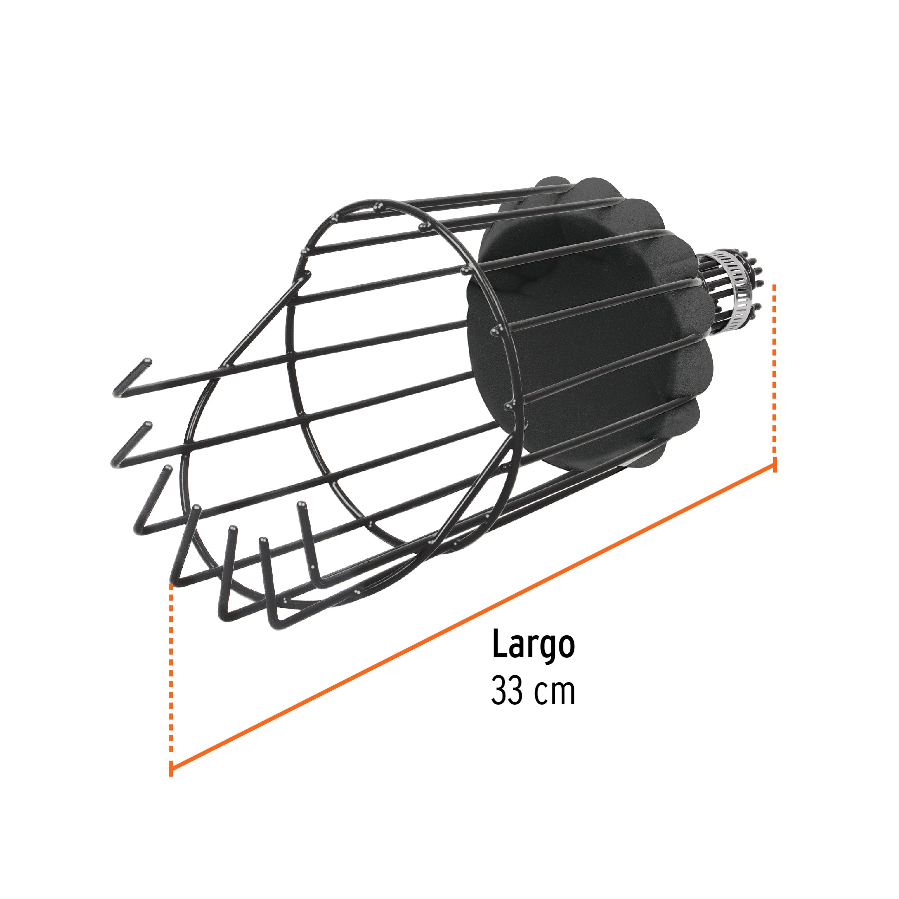 Recolector de fruta, sin mango, TRUPER