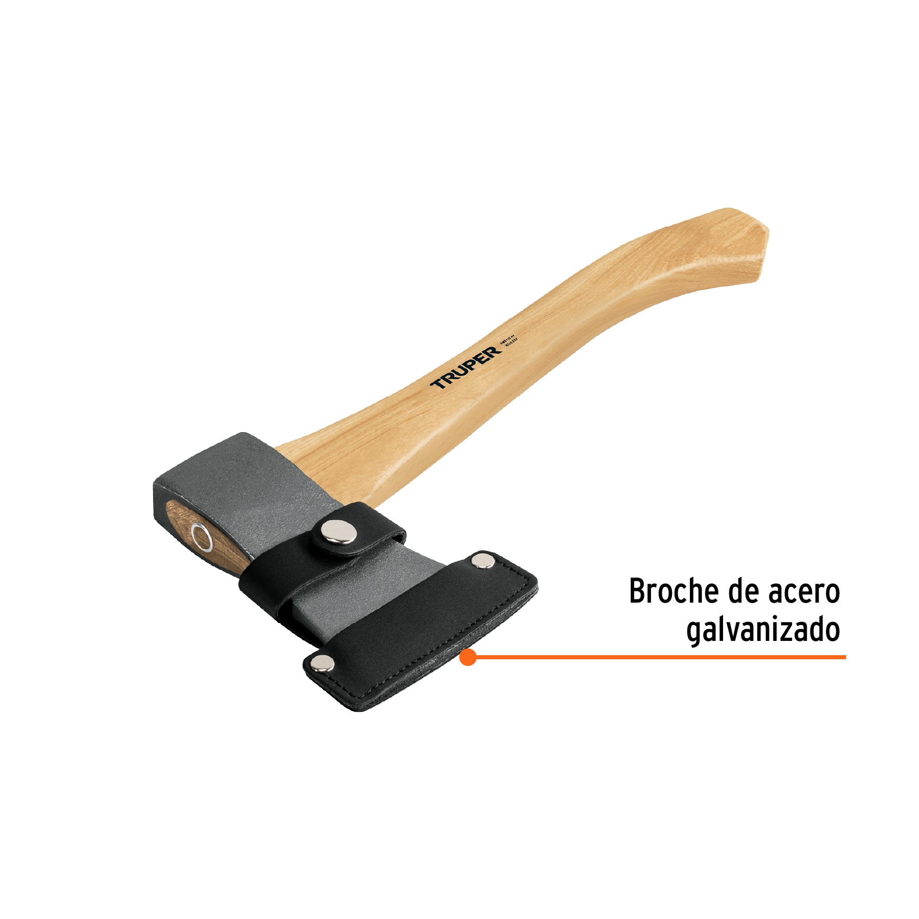 Funda de cuero para hacha cazadora, TRUPER