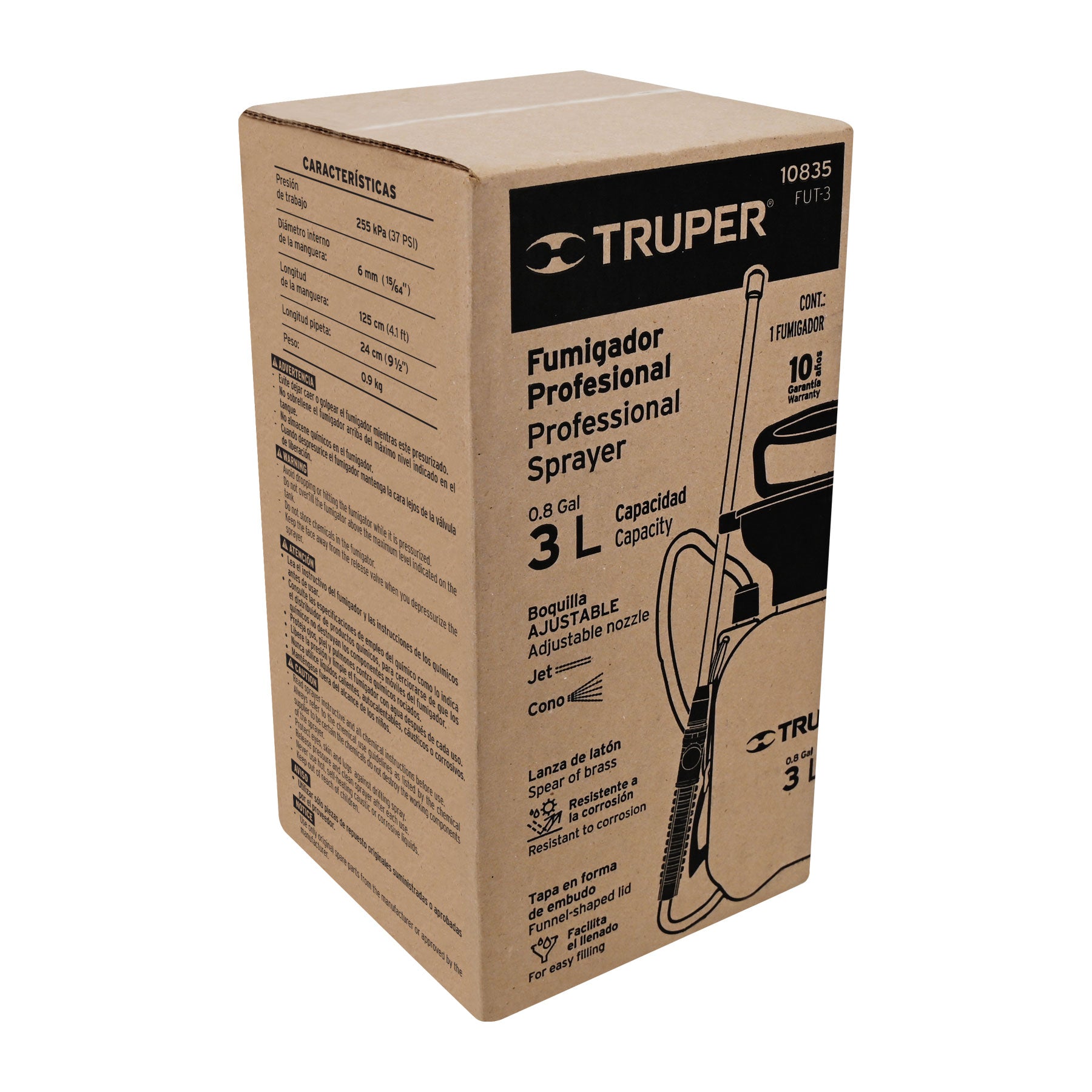 Fumigador jardinero 3 L (0.8 gal), TRUPER