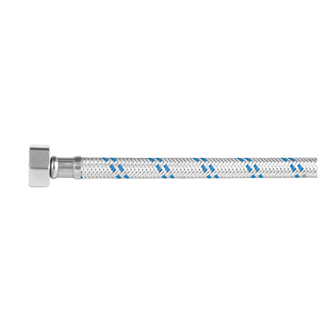 Manguera p/WC, aluminio, 1/2" x 7/8", 35 cm, FOSET