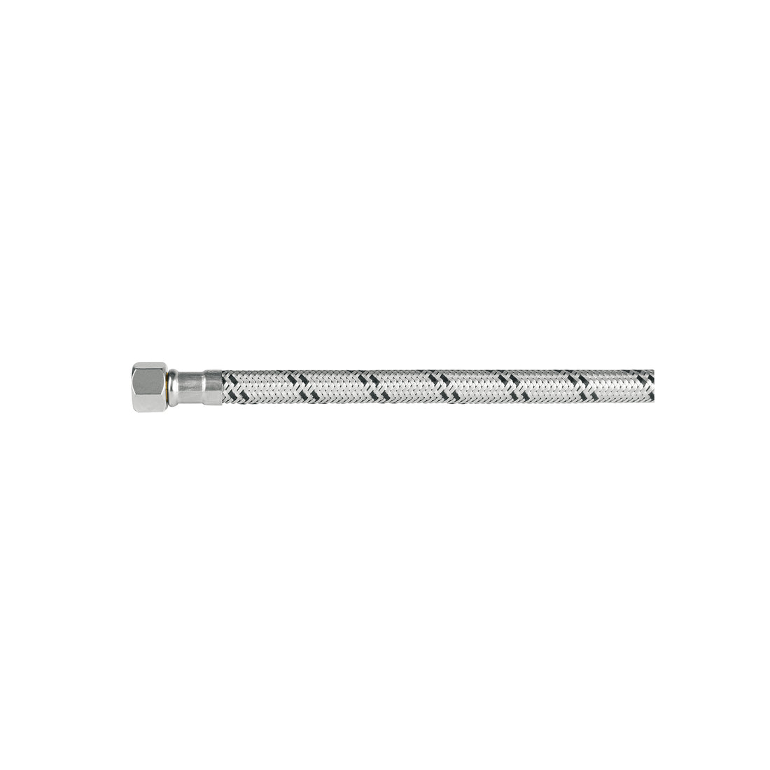 Manguera p/WC, acero inox, 3/8"x7/8", 40cm, latón/latón