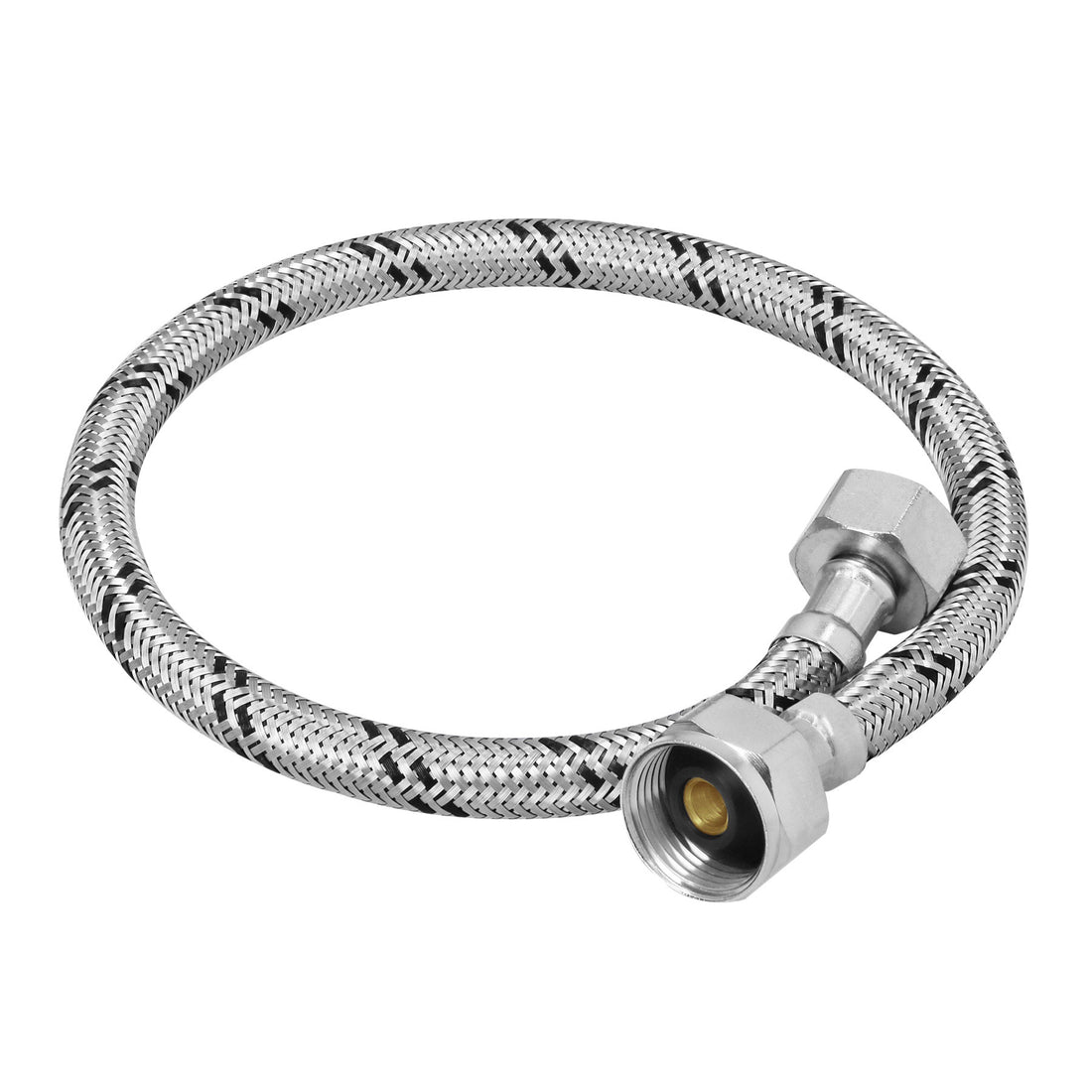 Manguera p/WC, acero inox, 1/2"x7/8", 50 cm